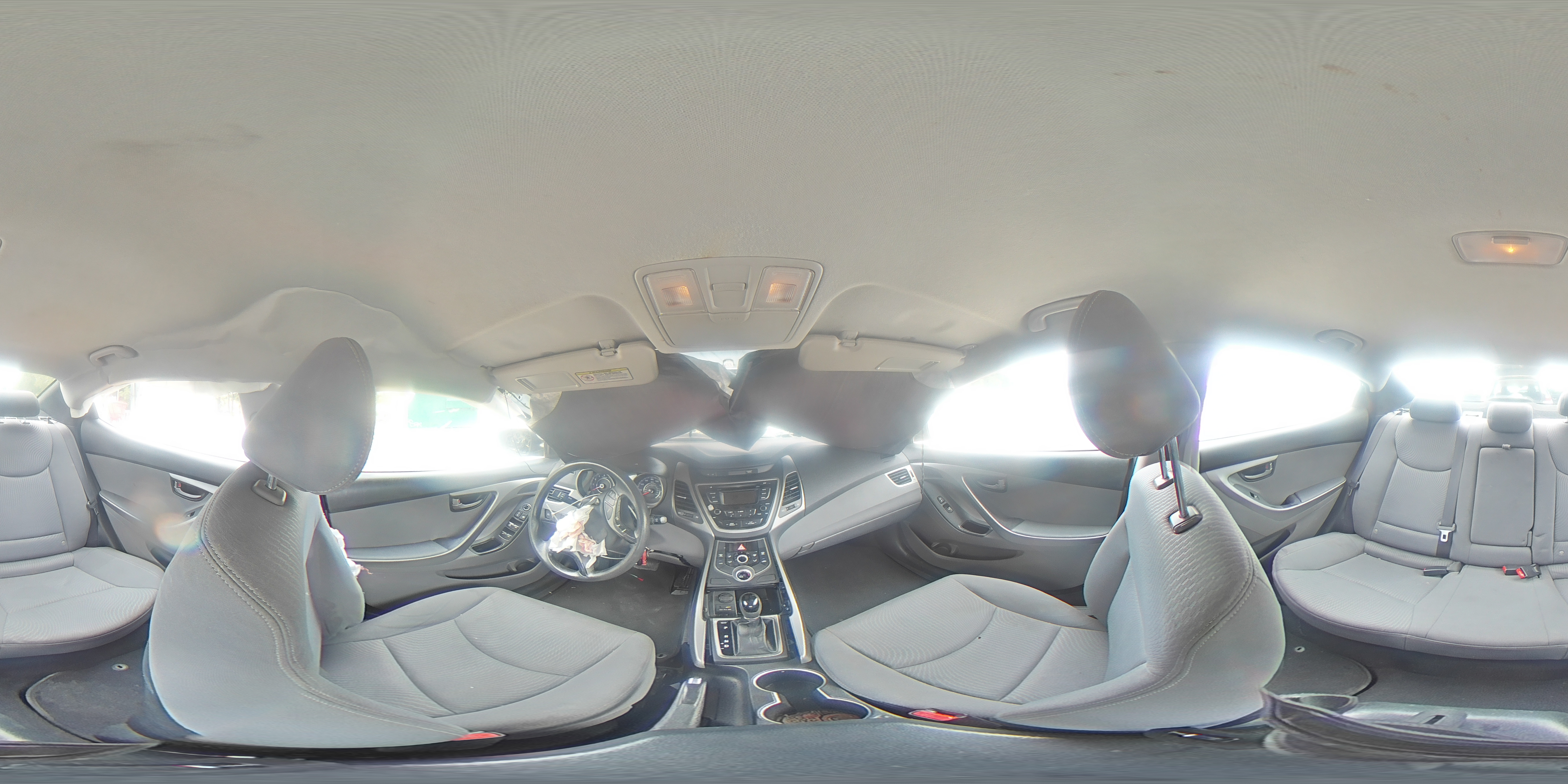 2015 Hyundai Elantra Se Gray vin: KMHDH4AE9FU250362