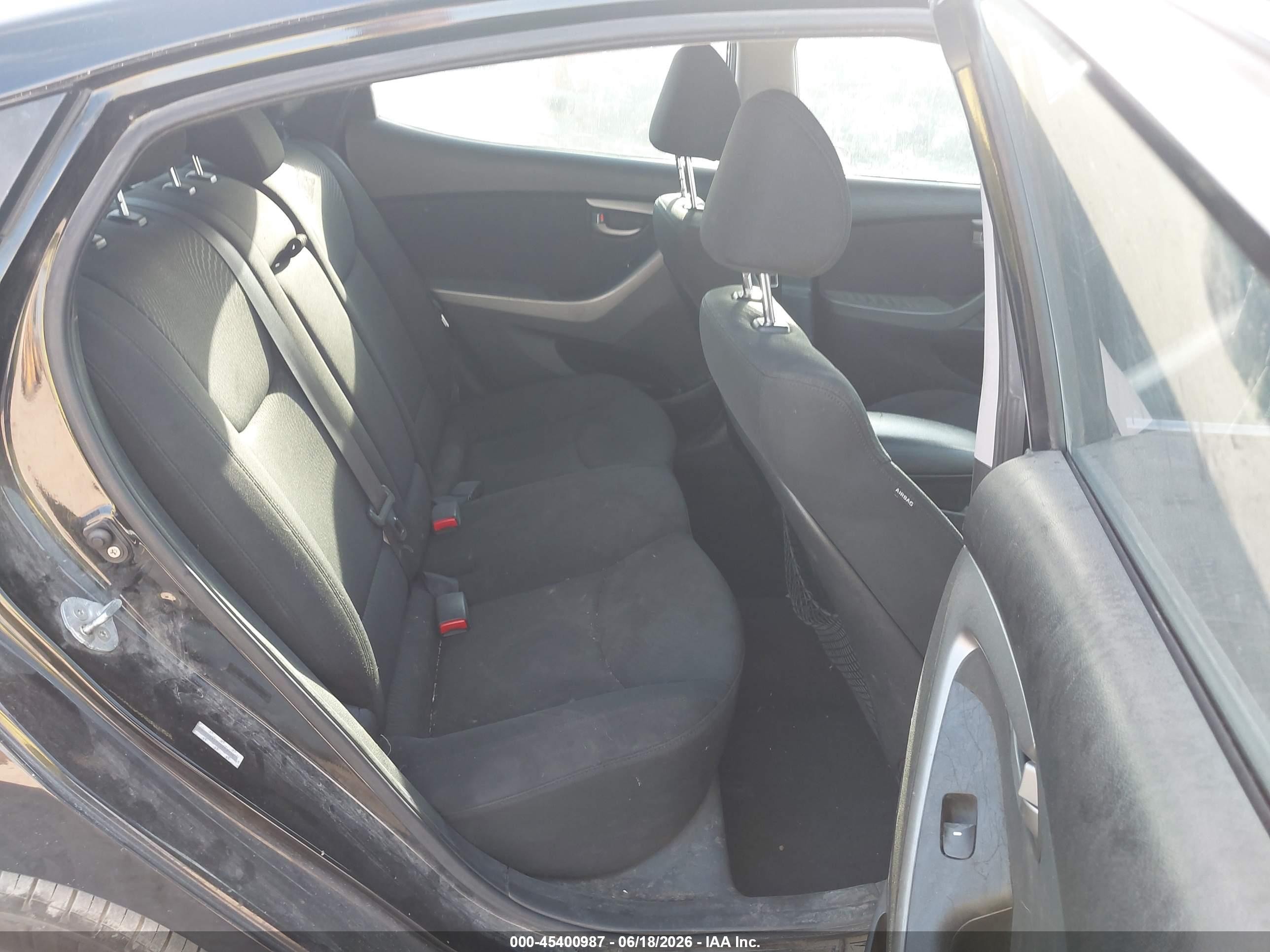 2015 Hyundai Elantra Se Gray vin: KMHDH4AE9FU286164