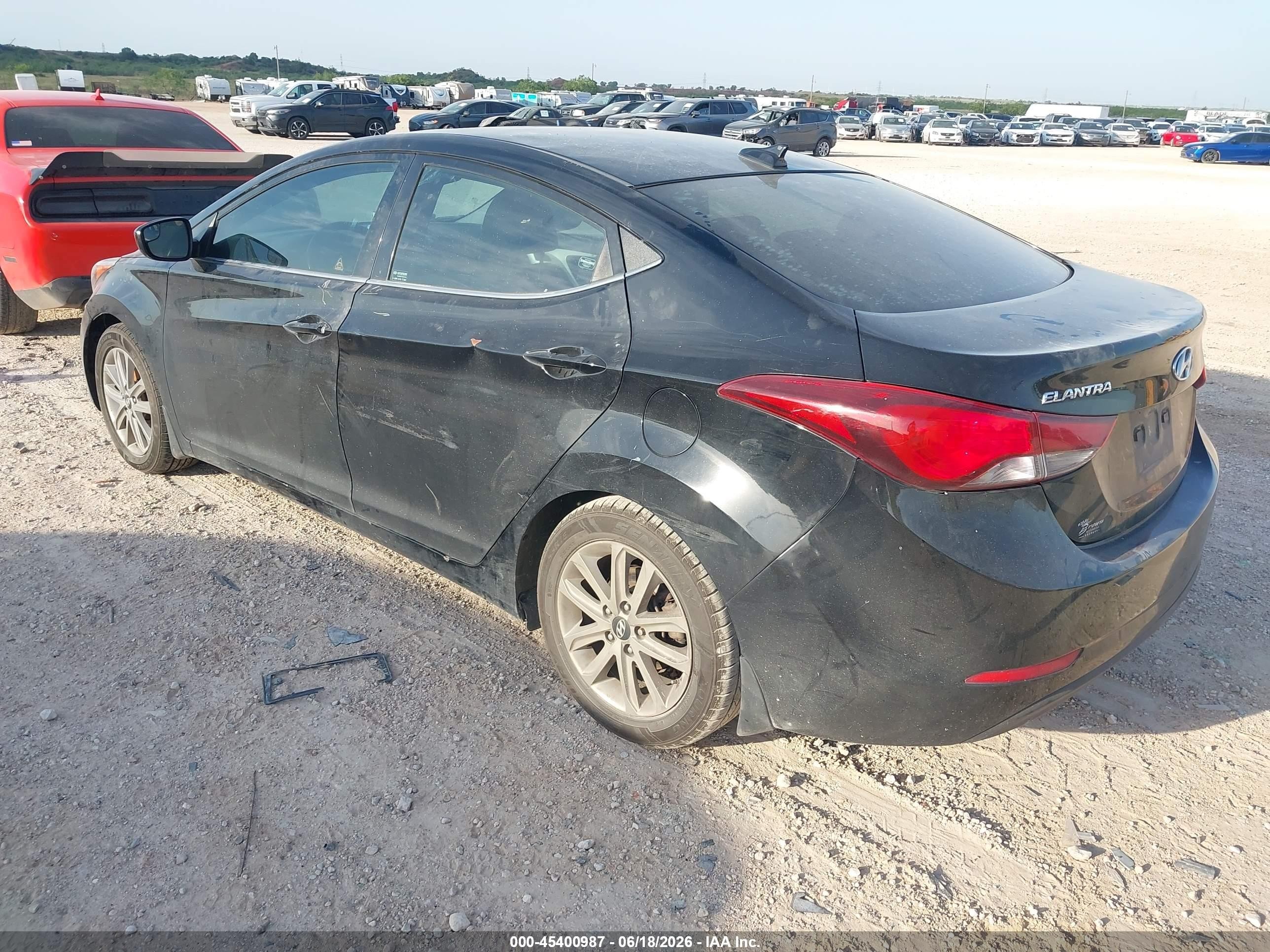 2015 Hyundai Elantra Se Gray vin: KMHDH4AE9FU286164