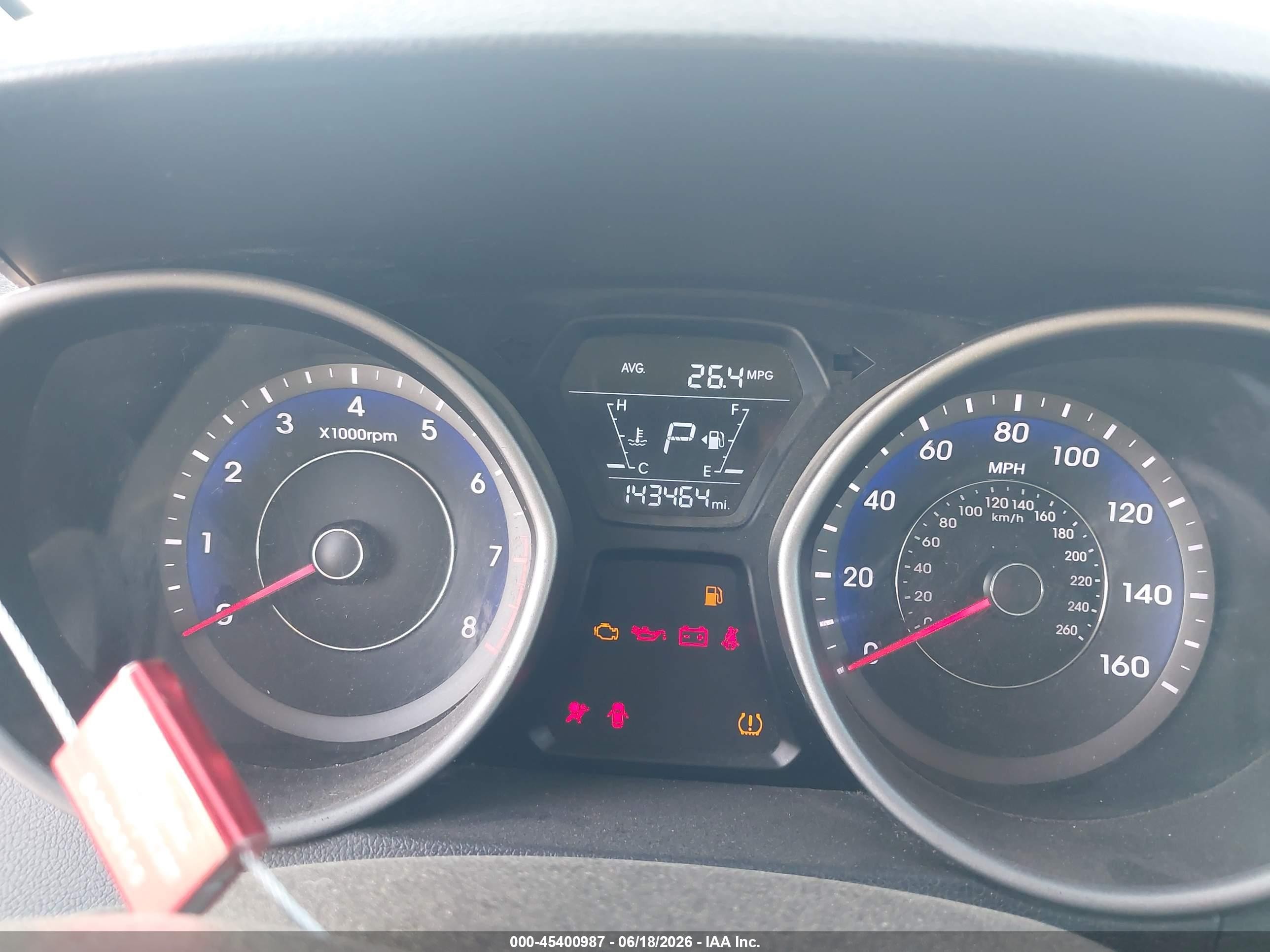 2015 Hyundai Elantra Se Gray vin: KMHDH4AE9FU286164