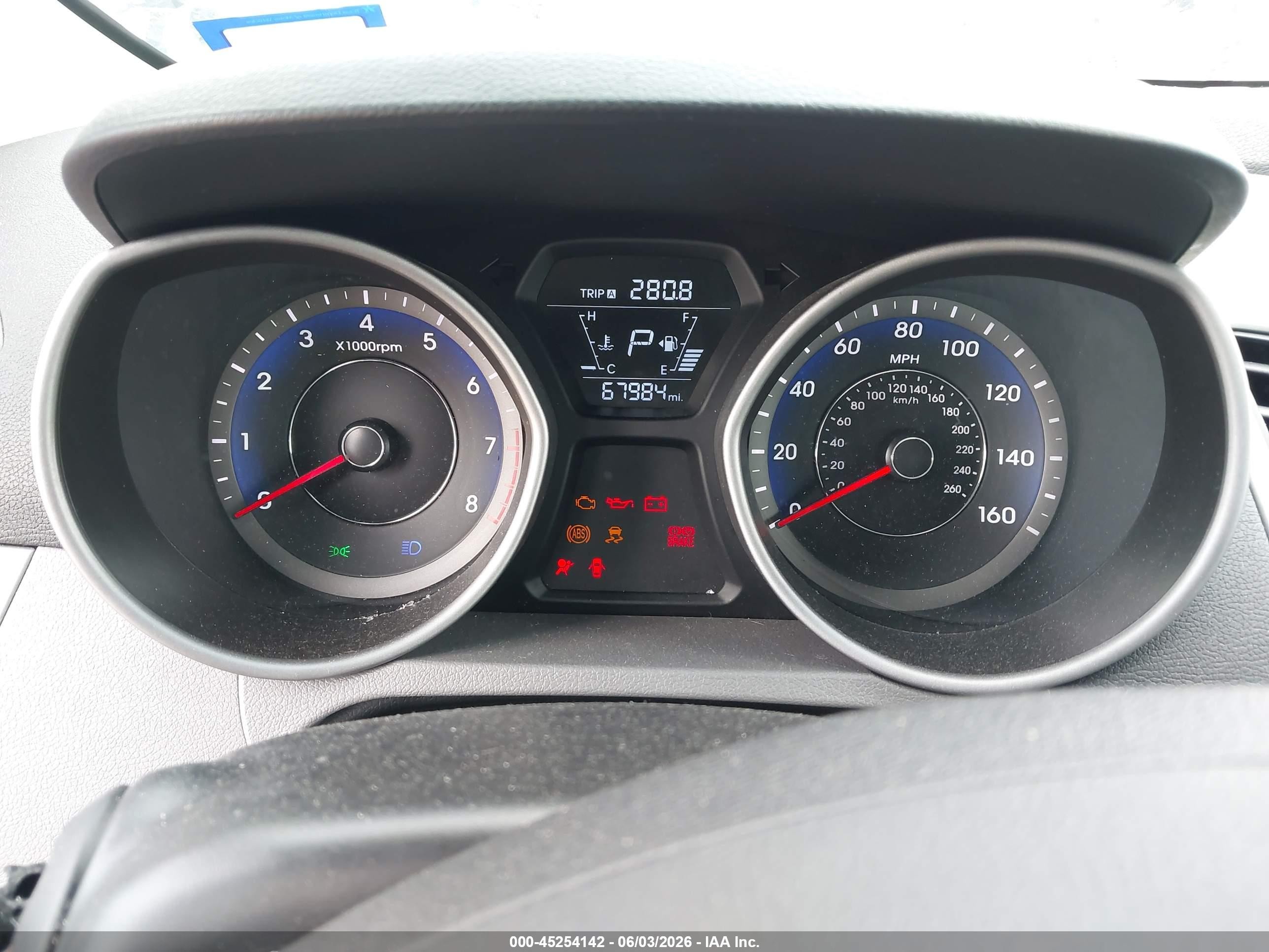 2015 Hyundai Elantra Se Blue vin: KMHDH4AE9FU300323
