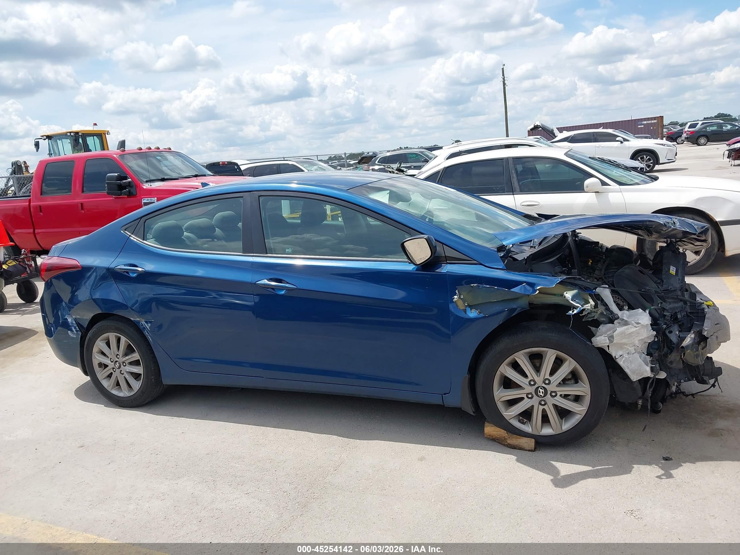 2015 Hyundai Elantra Se Blue vin: KMHDH4AE9FU300323