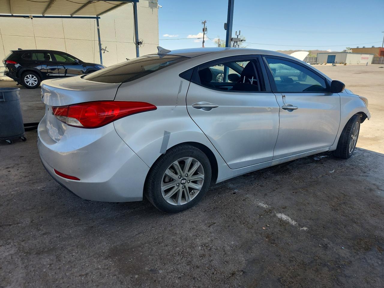 2015 Hyundai Elantra Se Silver vin: KMHDH4AE9FU303142