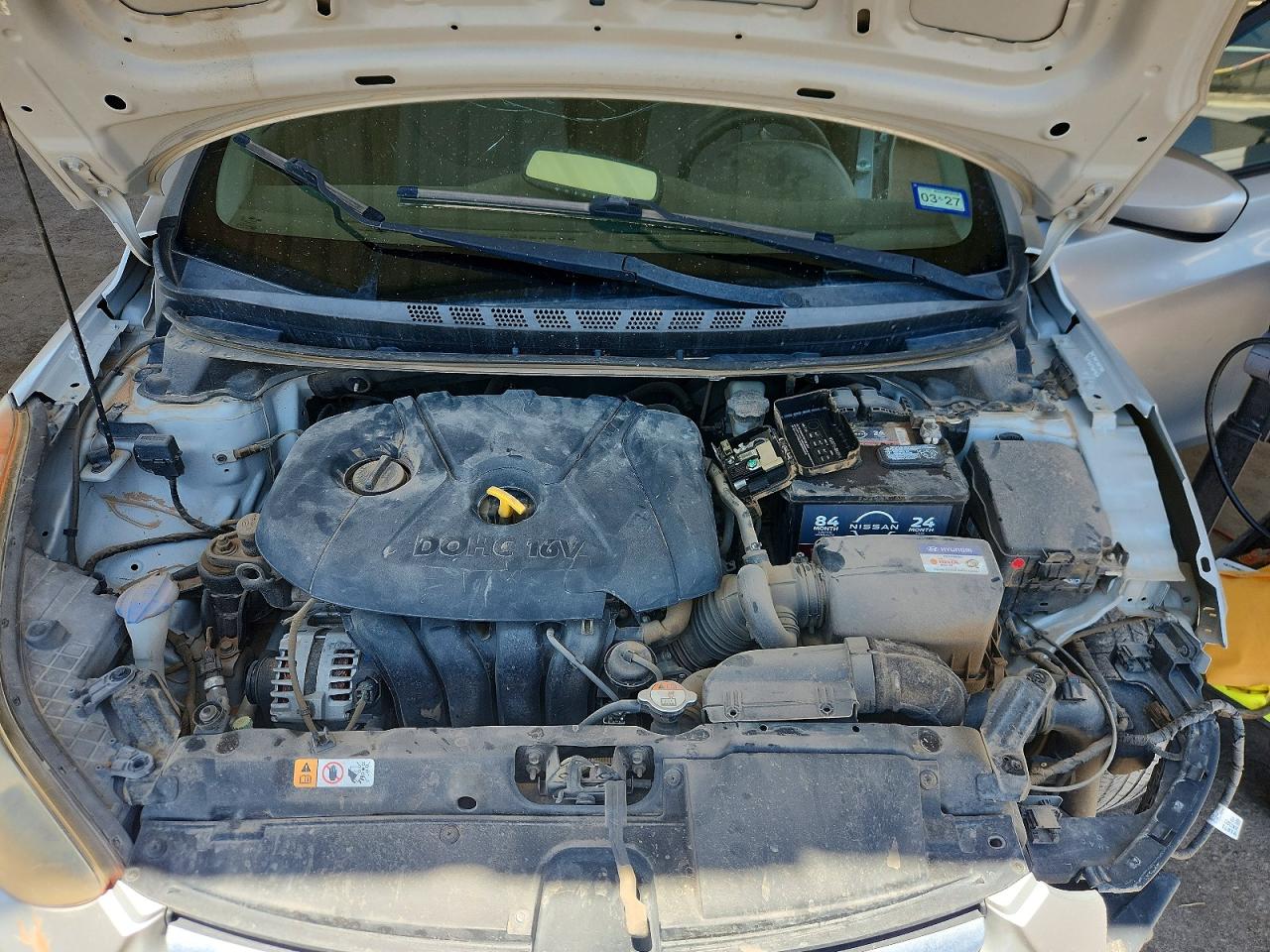 2015 Hyundai Elantra Se Silver vin: KMHDH4AE9FU303142