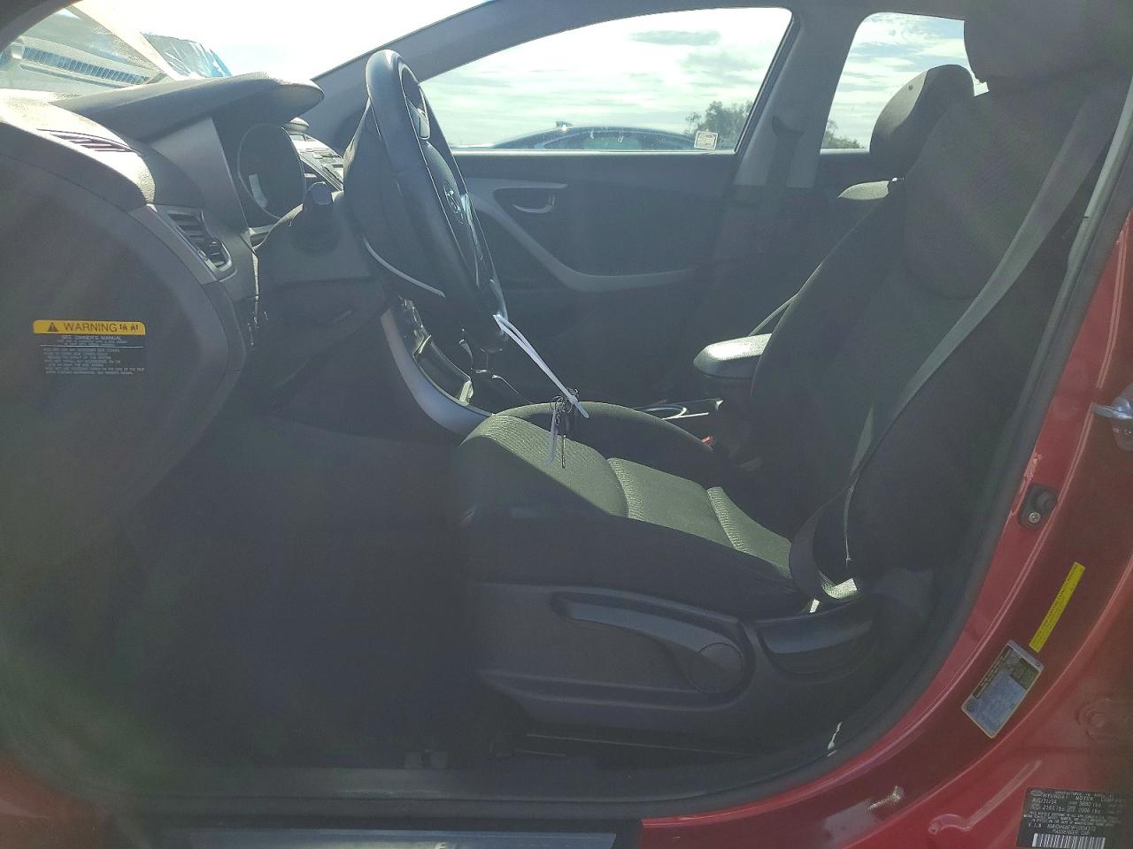 2015 Hyundai Elantra Se Red vin: KMHDH4AE9FU304372