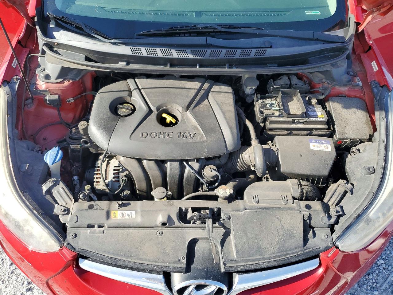 2015 Hyundai Elantra Se Red vin: KMHDH4AE9FU304372