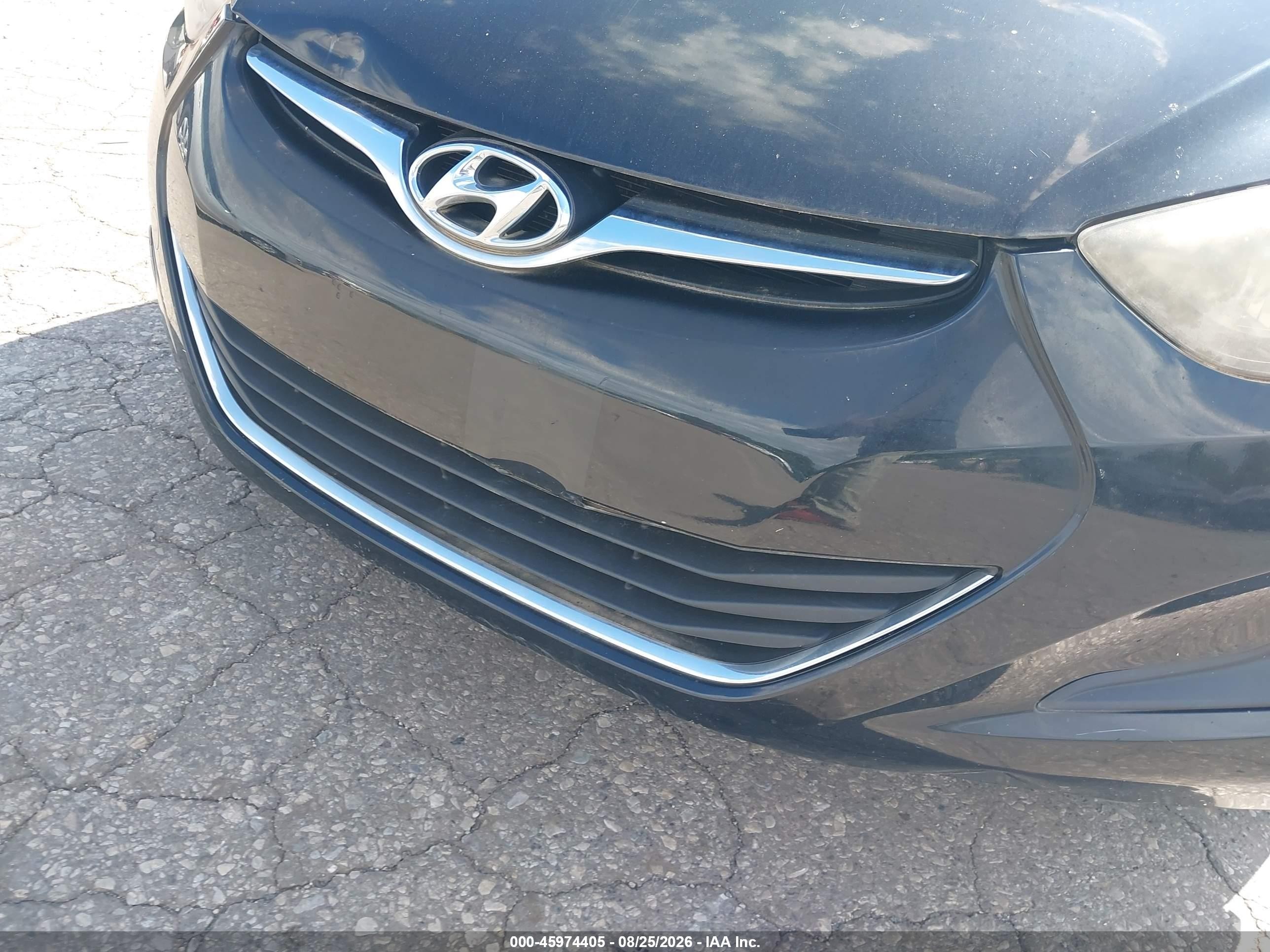 2015 Hyundai Elantra Se Black vin: KMHDH4AE9FU310219