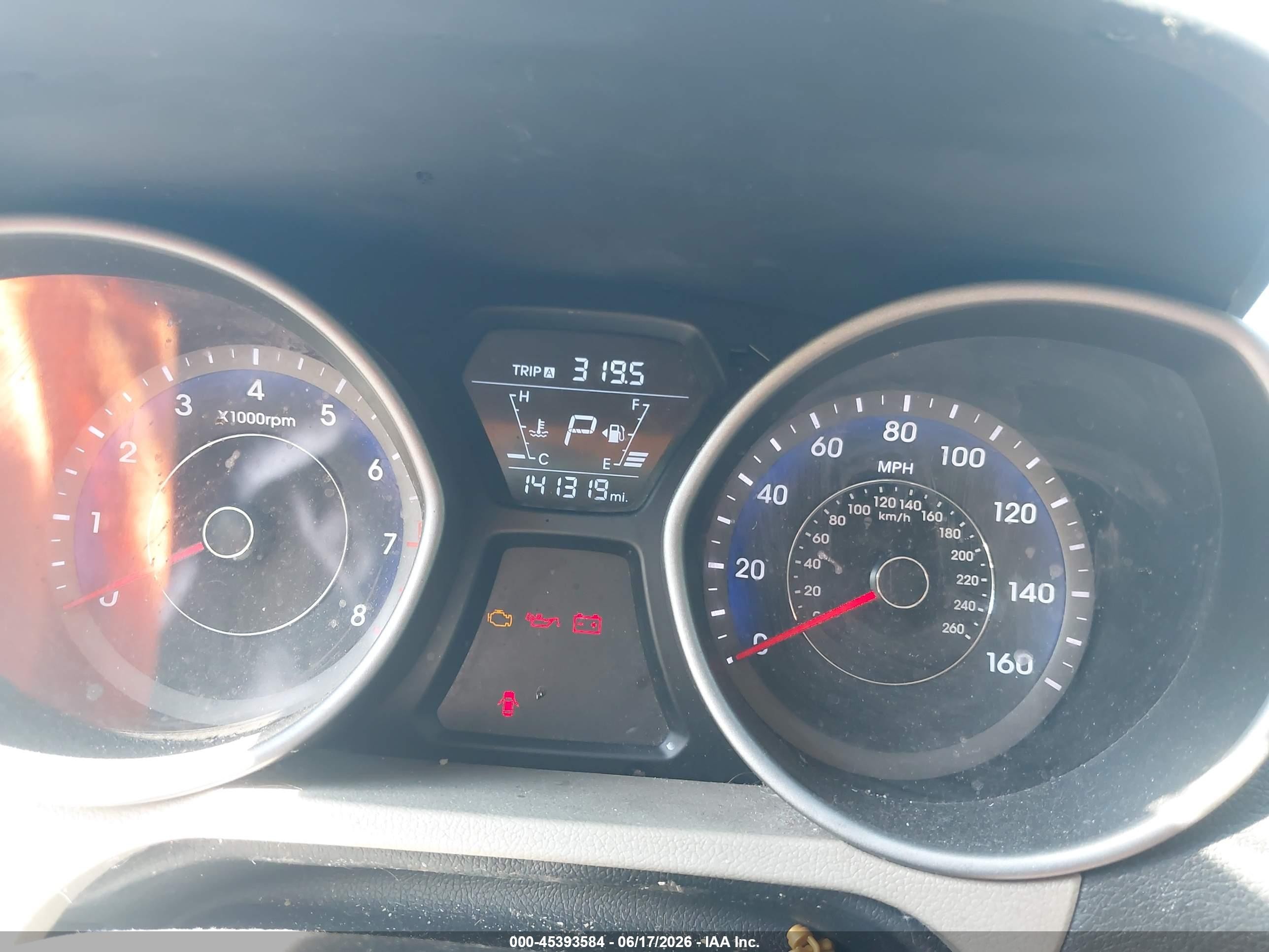 2015 Hyundai Elantra Se Blue vin: KMHDH4AE9FU320930