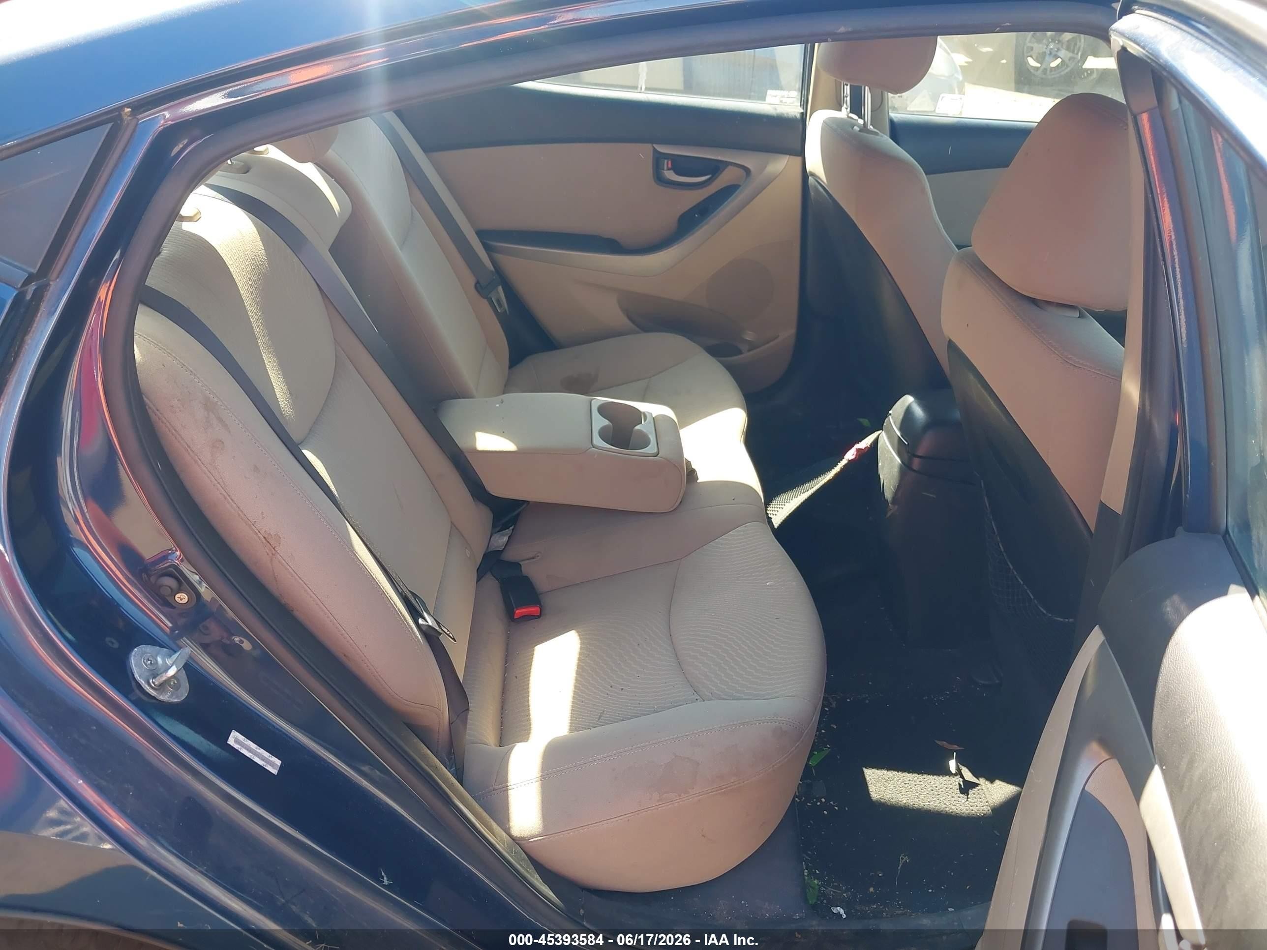 2015 Hyundai Elantra Se Blue vin: KMHDH4AE9FU320930