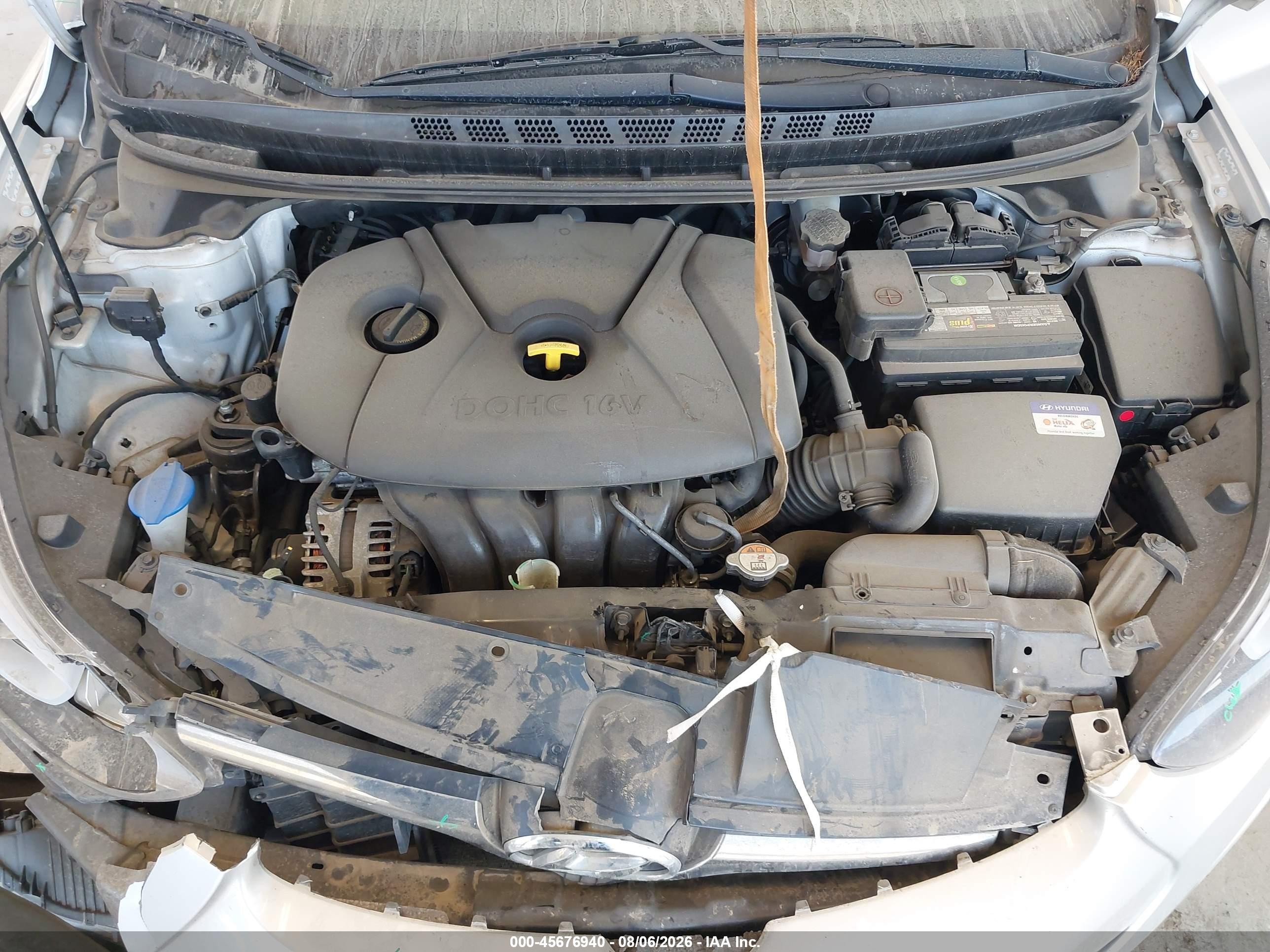 2015 Hyundai Elantra Limited Серебряный vin: KMHDH4AE9FU323097