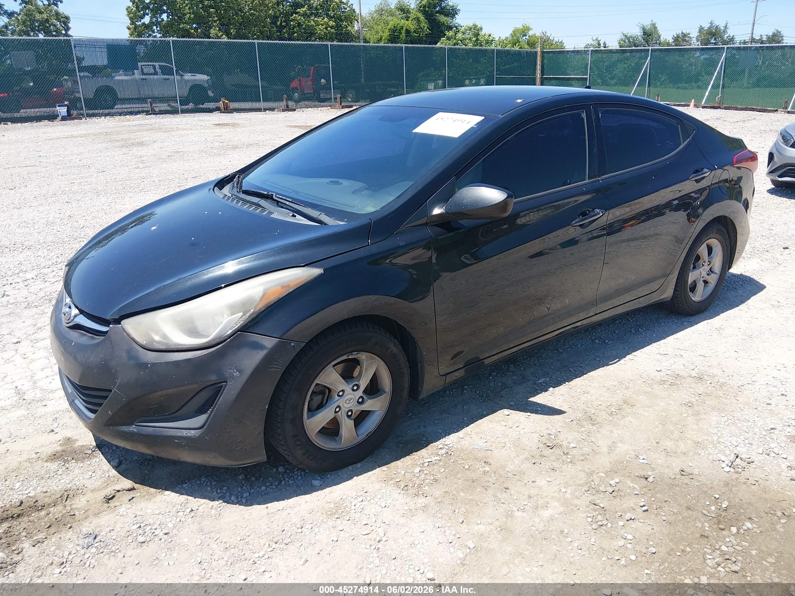 2015 Hyundai Elantra Se Blue vin: KMHDH4AE9FU342362