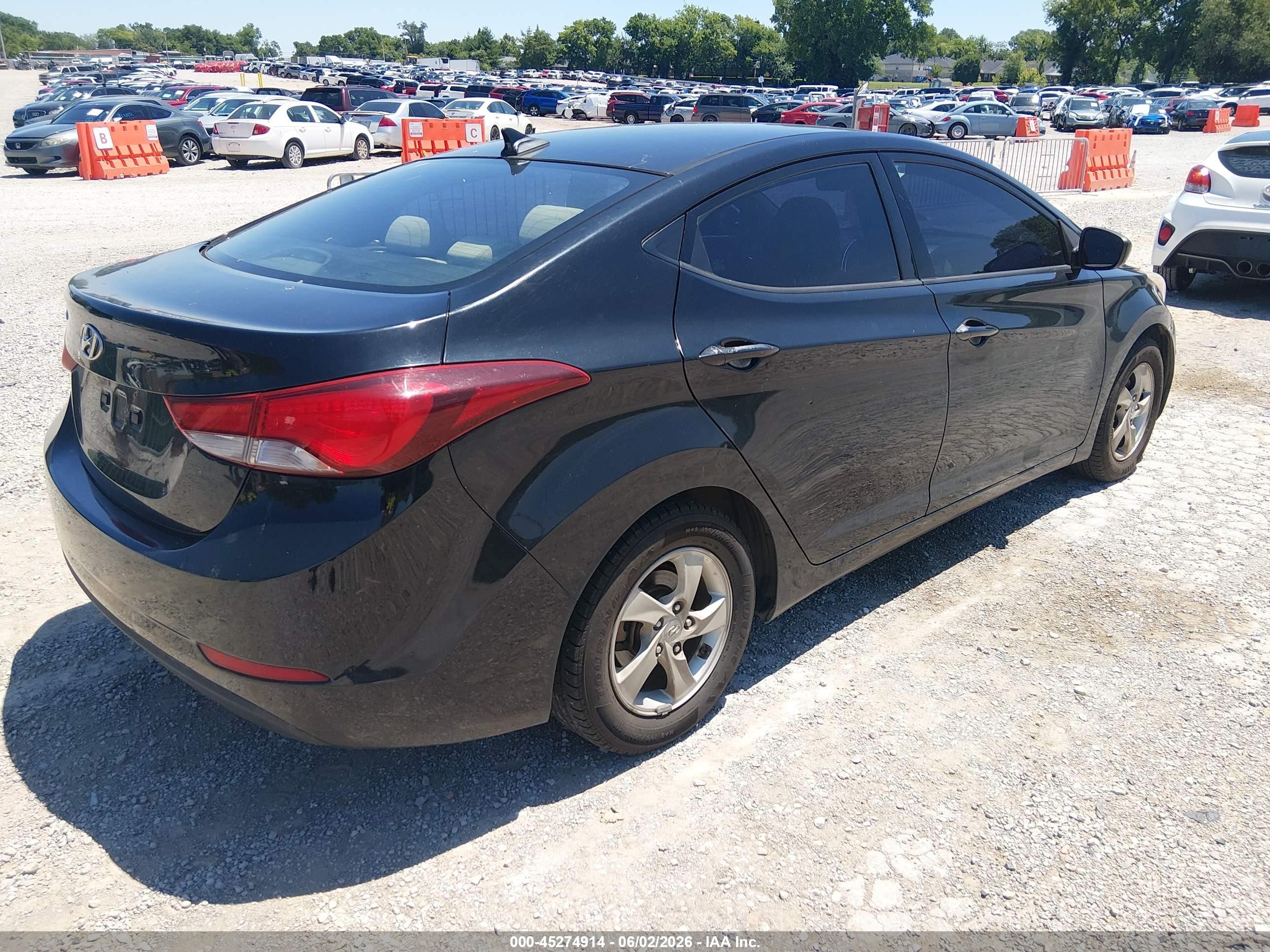 2015 Hyundai Elantra Se Blue vin: KMHDH4AE9FU342362