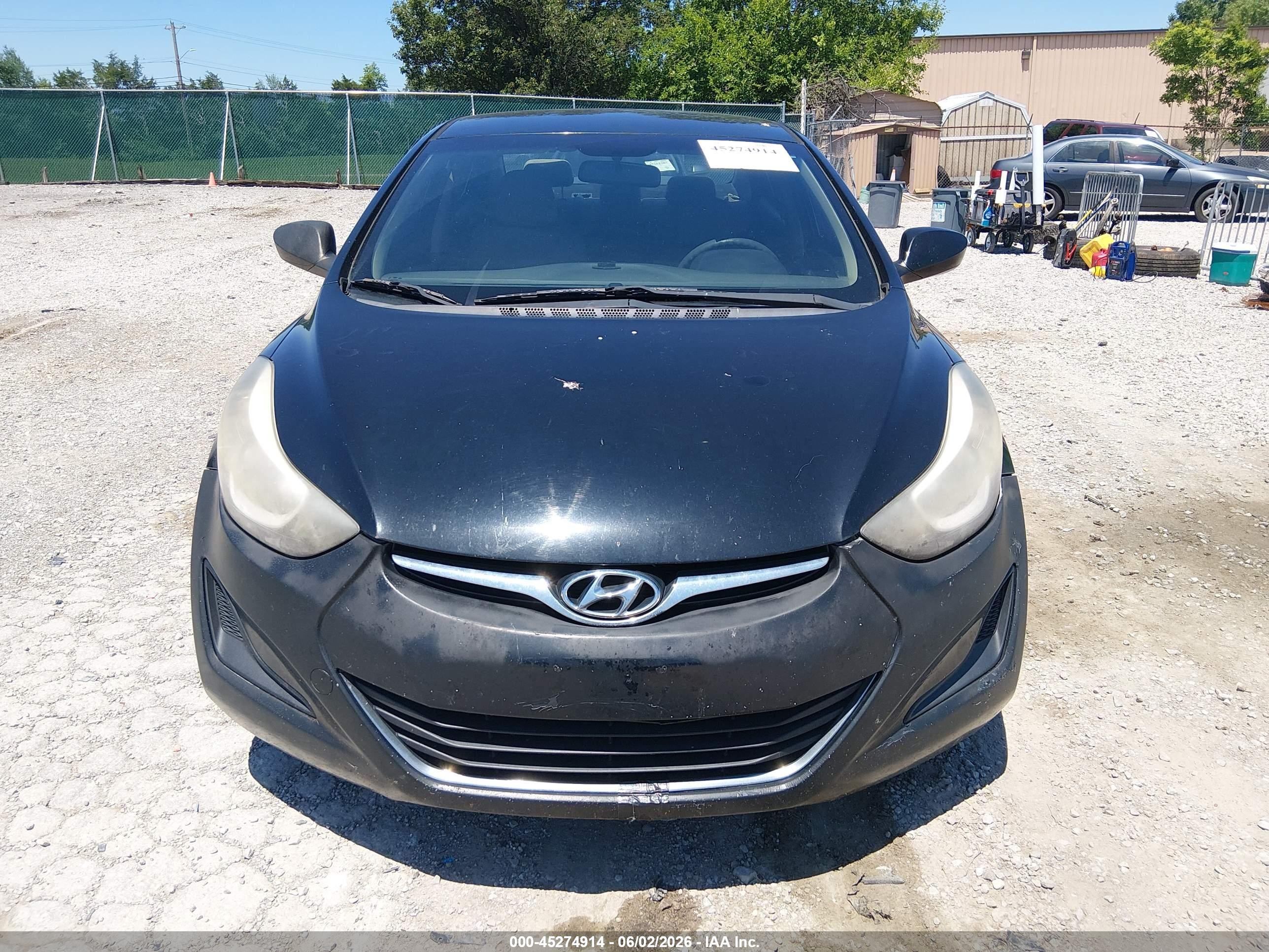 2015 Hyundai Elantra Se Blue vin: KMHDH4AE9FU342362