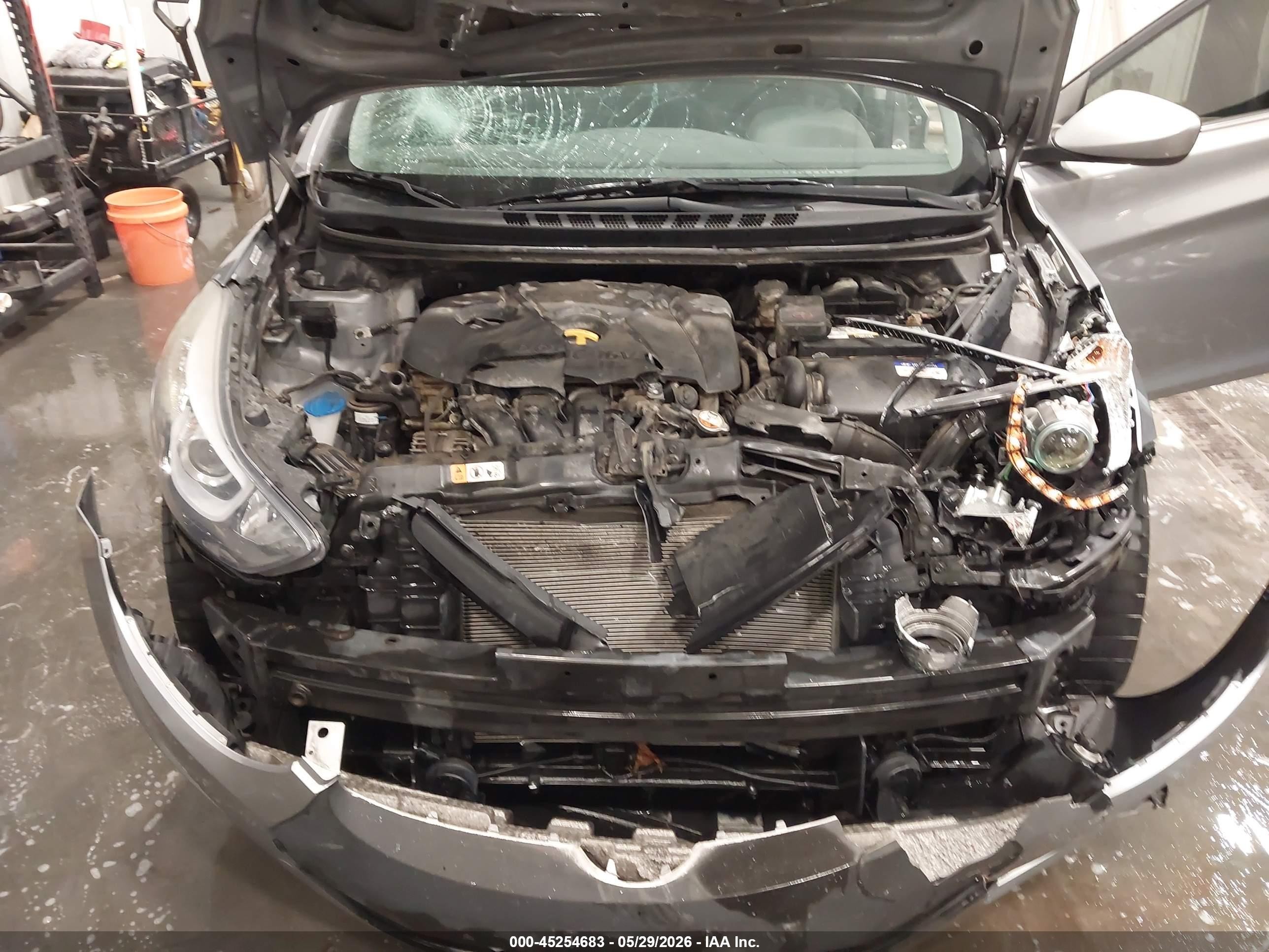 2015 Hyundai Elantra Se Silver vin: KMHDH4AE9FU342880