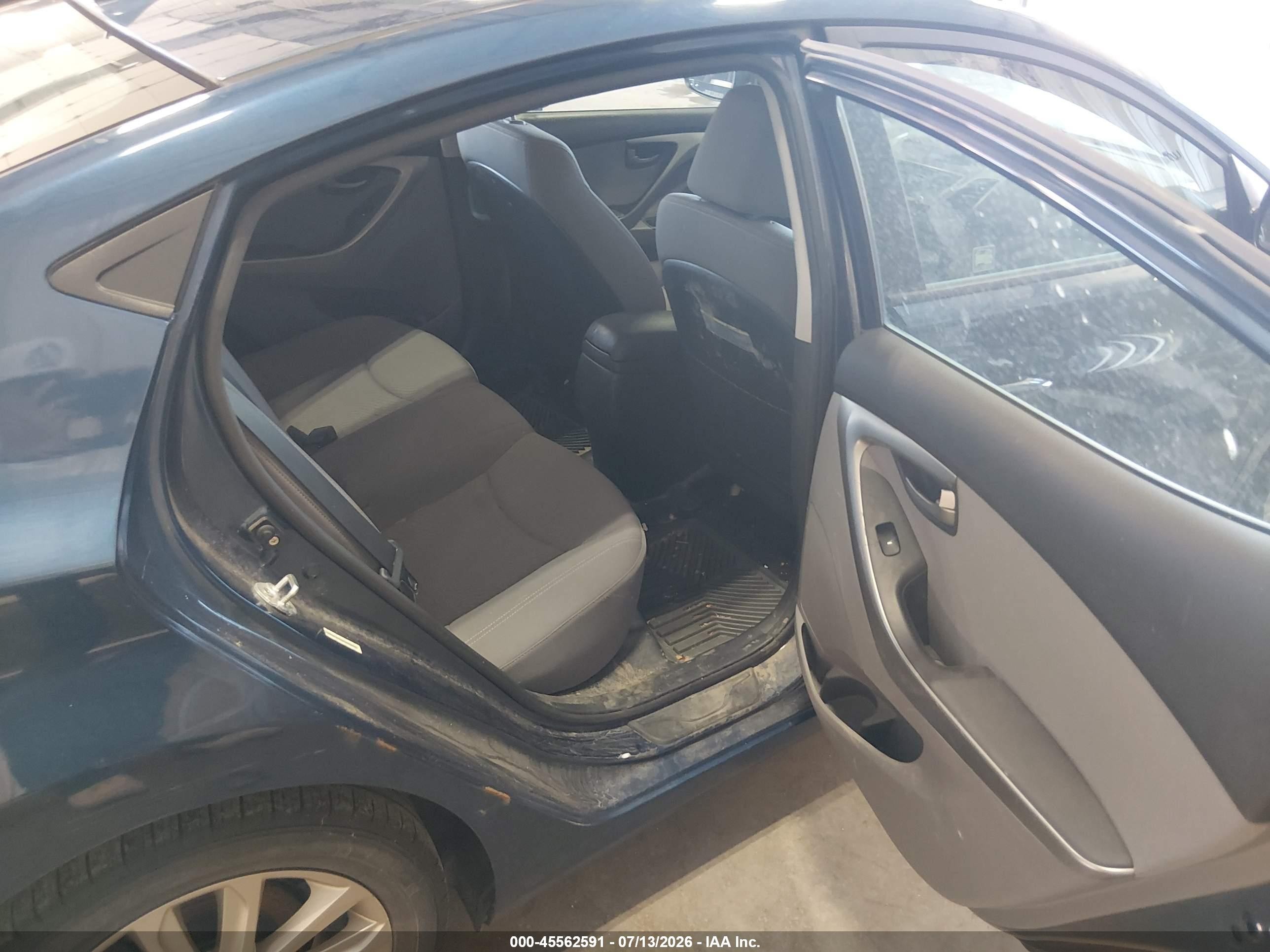 2015 Hyundai Elantra Se Blue vin: KMHDH4AE9FU360232