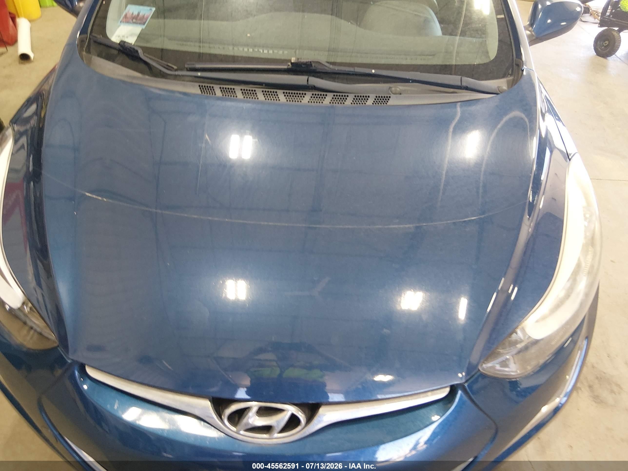 2015 Hyundai Elantra Se Blue vin: KMHDH4AE9FU360232
