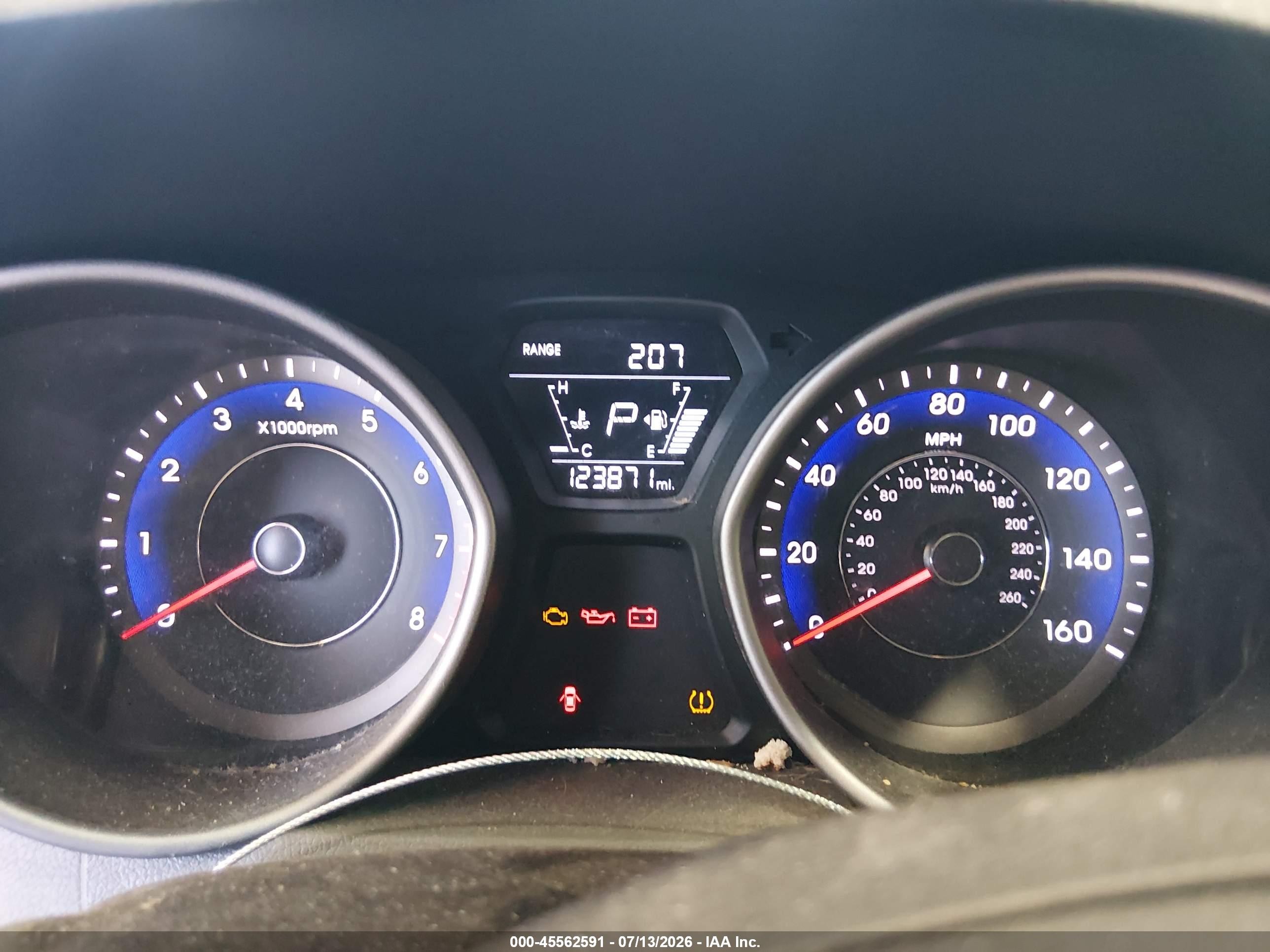2015 Hyundai Elantra Se Blue vin: KMHDH4AE9FU360232