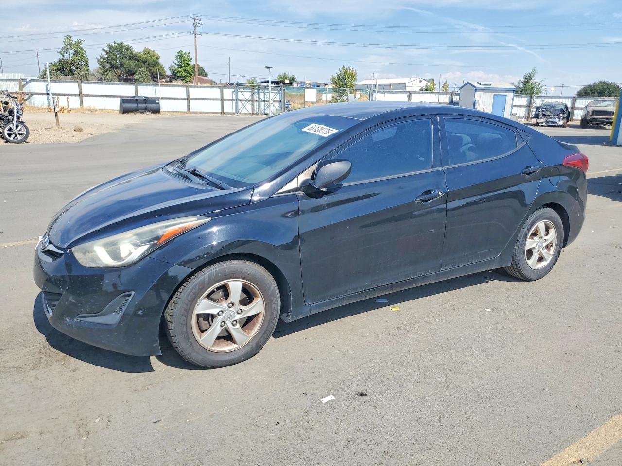 2015 Hyundai Elantra Se Black vin: KMHDH4AE9FU382683