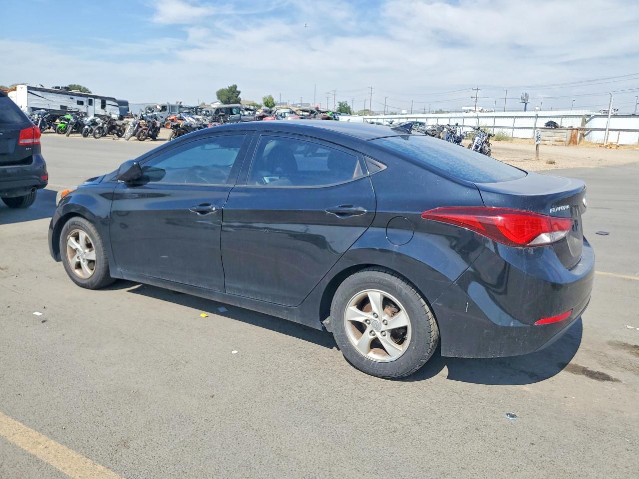 2015 Hyundai Elantra Se Black vin: KMHDH4AE9FU382683