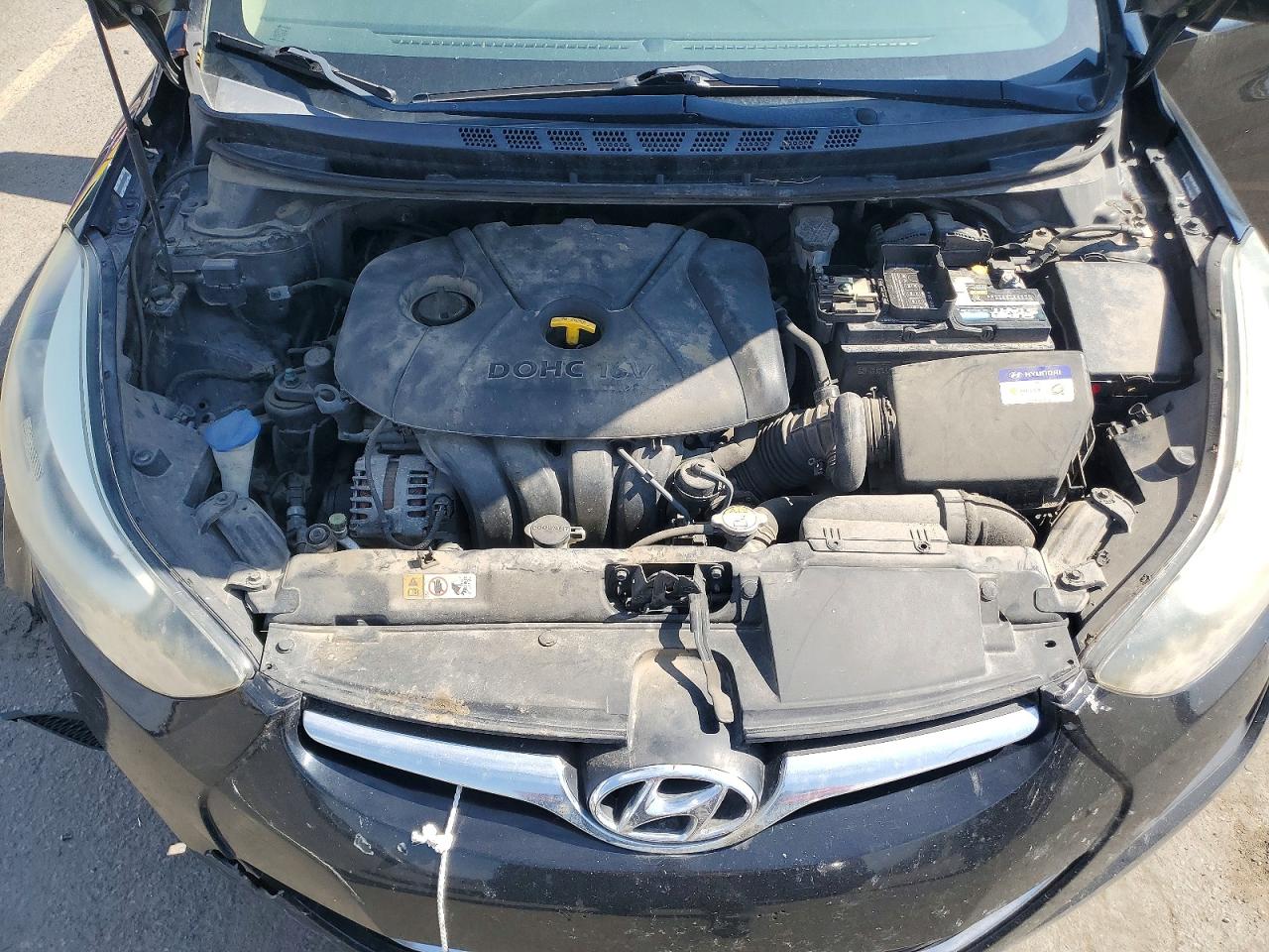 2015 Hyundai Elantra Se Black vin: KMHDH4AE9FU382683