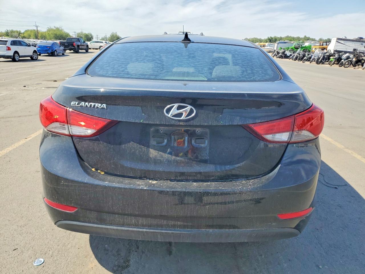 2015 Hyundai Elantra Se Black vin: KMHDH4AE9FU382683