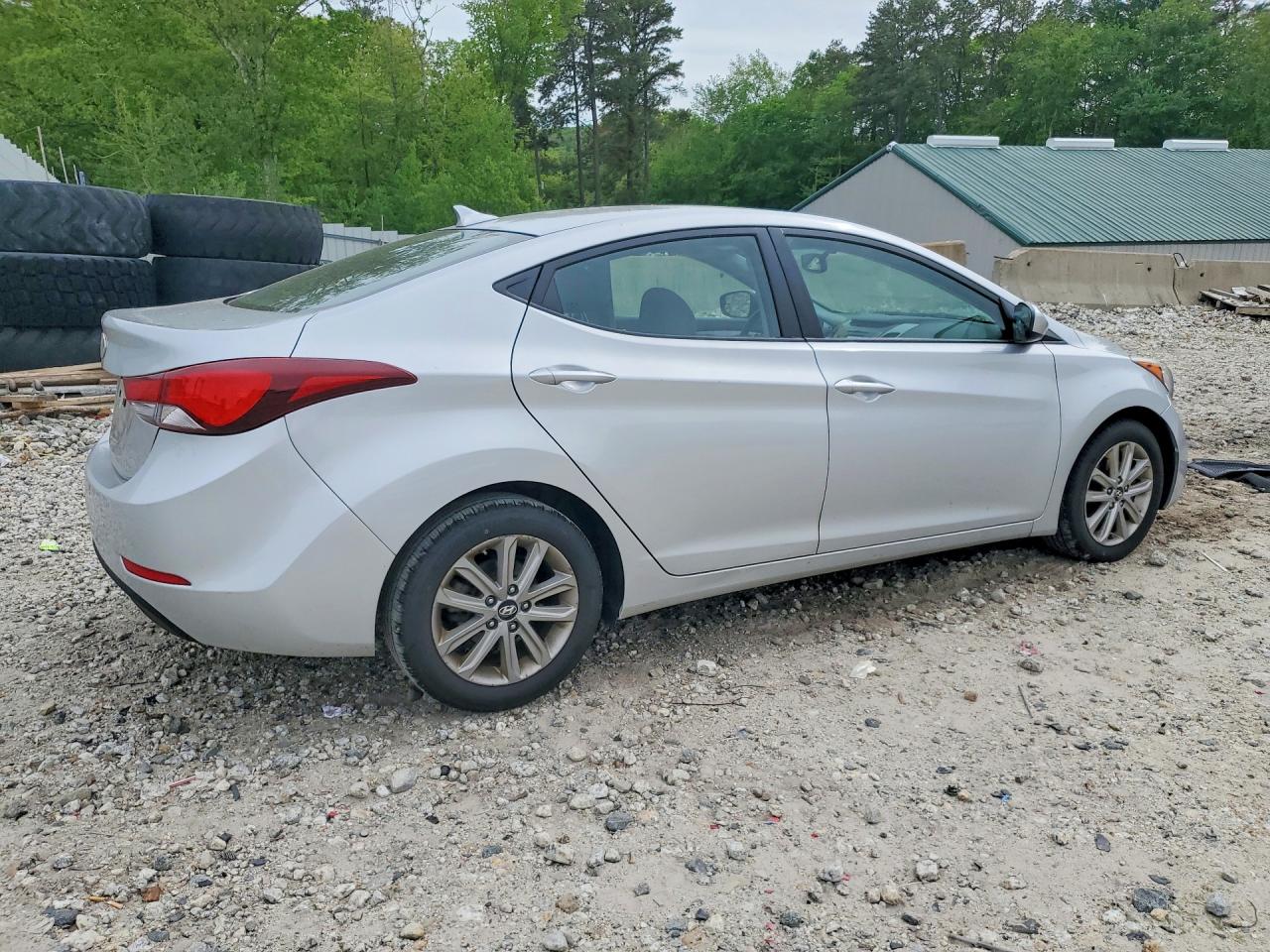 2015 Hyundai Elantra Se Серебряный vin: KMHDH4AE9FU421093