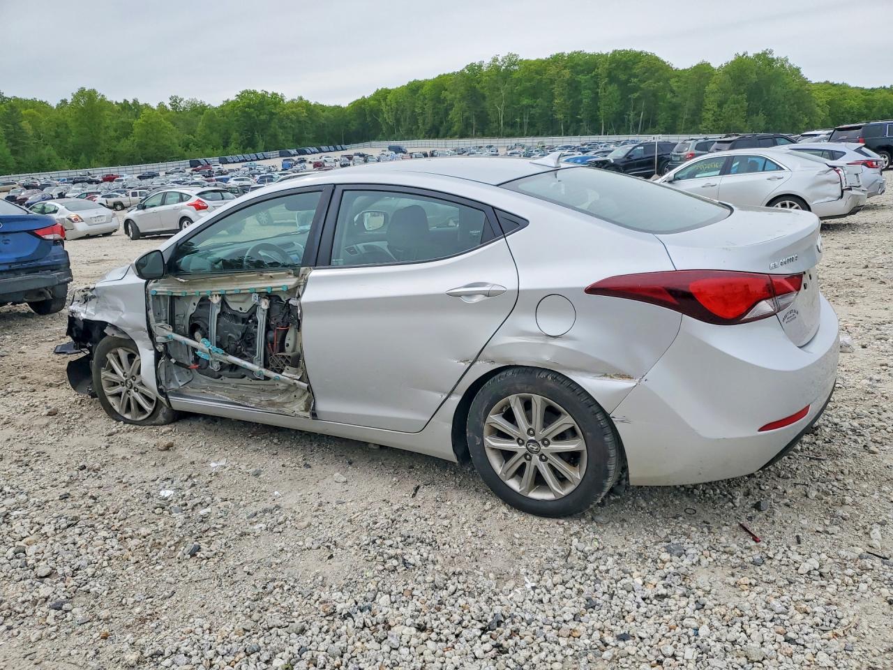 2015 Hyundai Elantra Se Серебряный vin: KMHDH4AE9FU421093