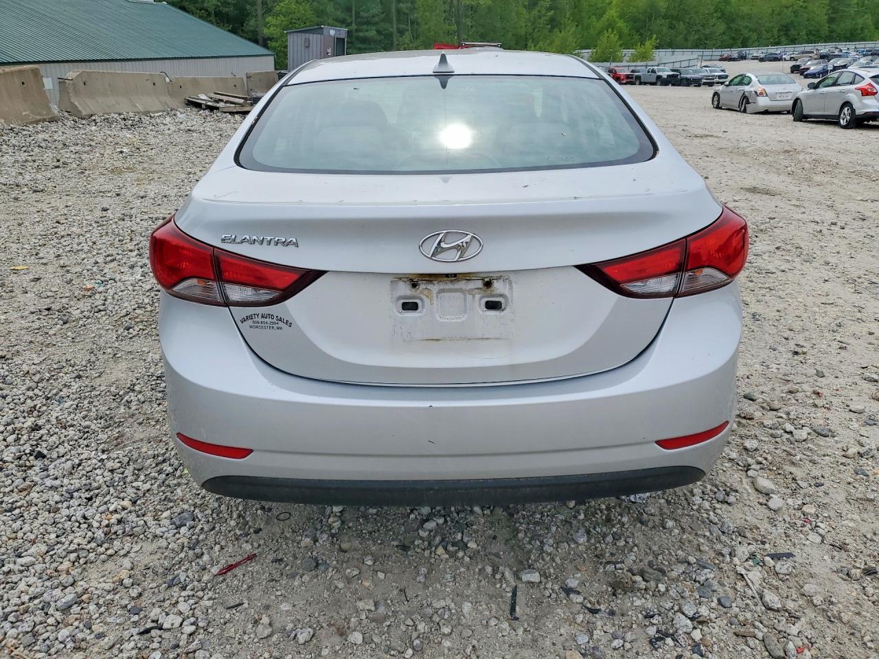 2015 Hyundai Elantra Se Серебряный vin: KMHDH4AE9FU421093