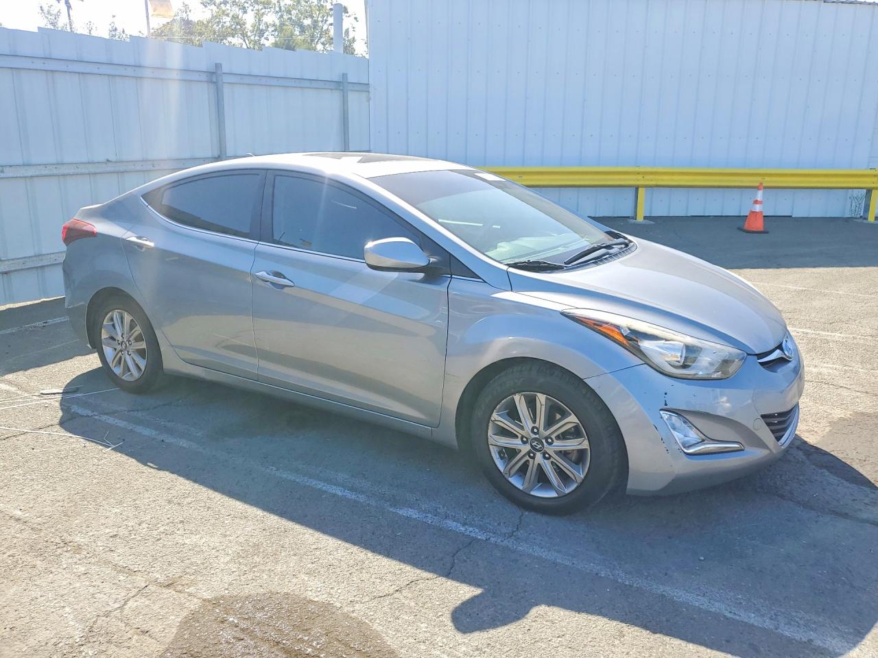 2015 Hyundai Elantra Se Silver vin: KMHDH4AE9FU446656
