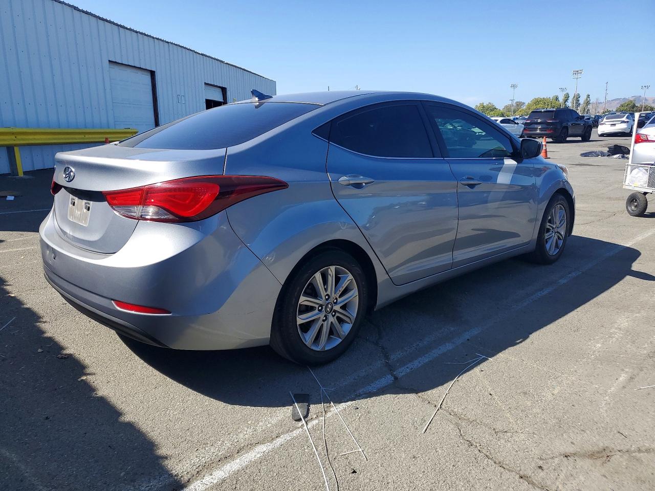 2015 Hyundai Elantra Se Silver vin: KMHDH4AE9FU446656