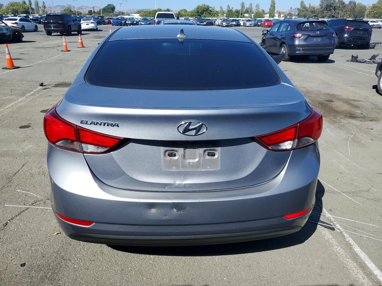 2015 Hyundai Elantra Se Silver vin: KMHDH4AE9FU446656