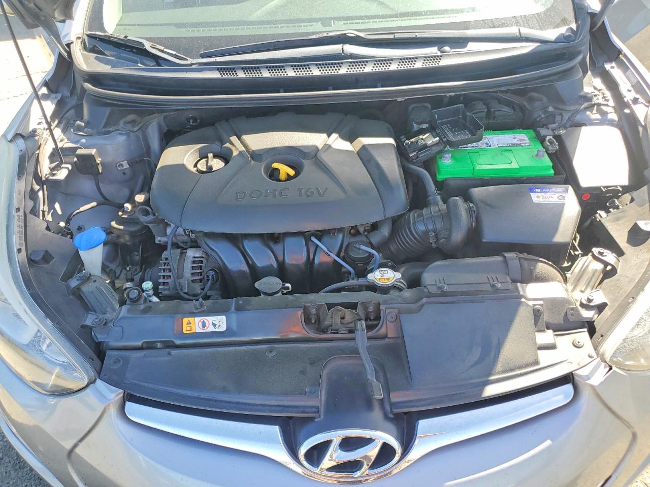 2015 Hyundai Elantra Se Silver vin: KMHDH4AE9FU446656