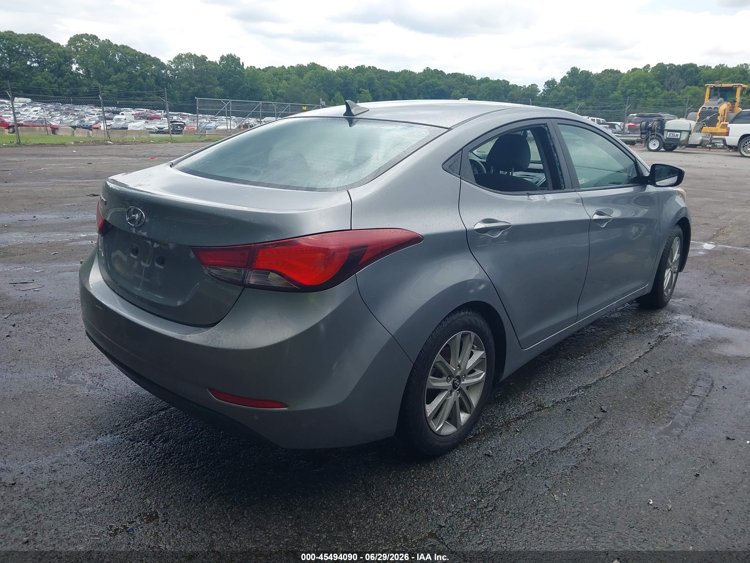 2015 Hyundai Elantra Se Silver vin: KMHDH4AE9FU453316