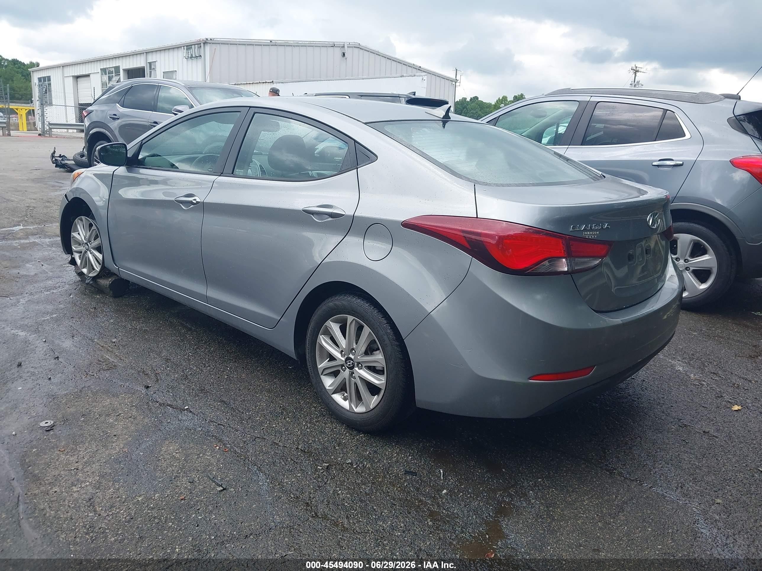 2015 Hyundai Elantra Se Silver vin: KMHDH4AE9FU453316