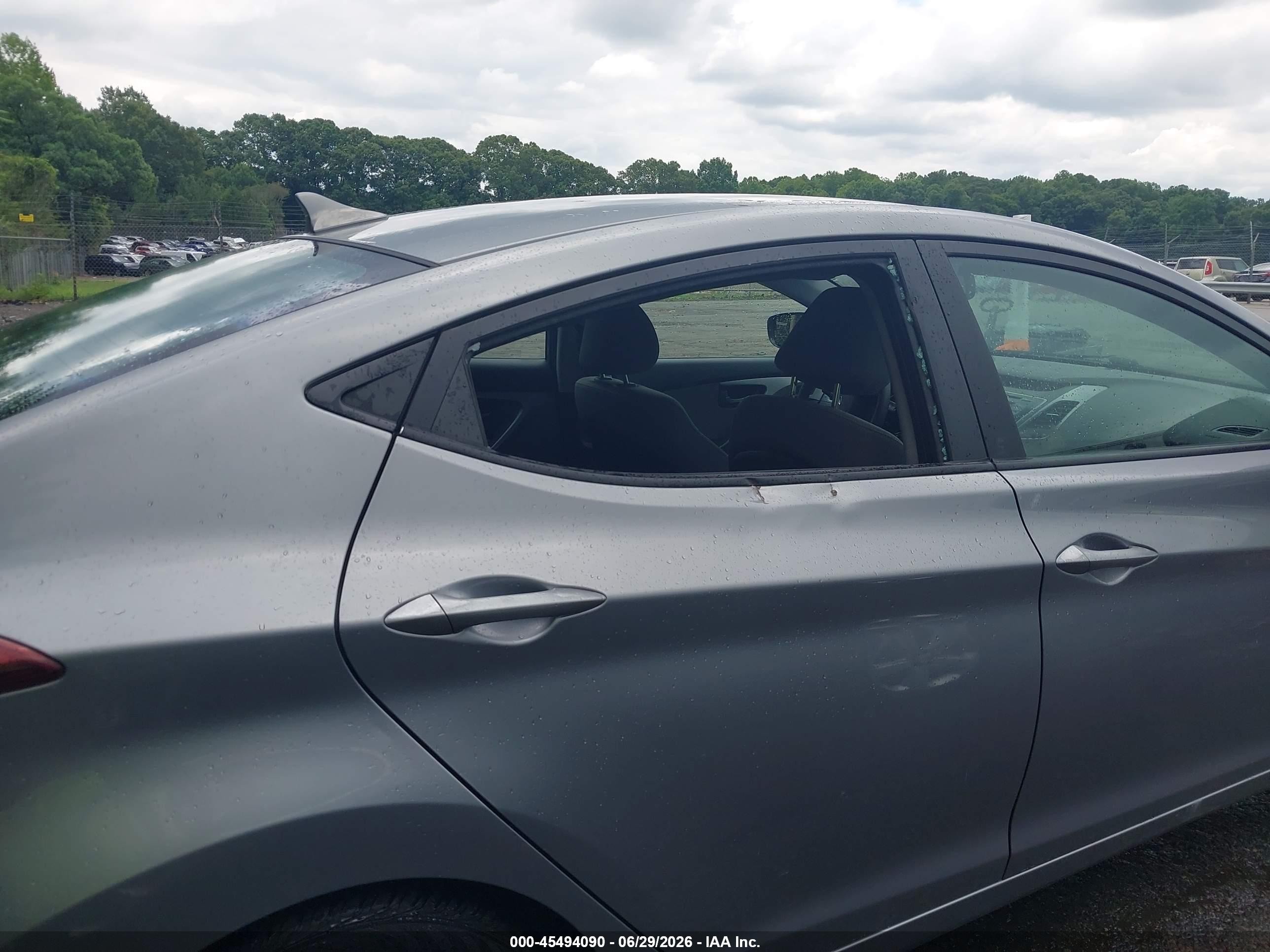 2015 Hyundai Elantra Se Silver vin: KMHDH4AE9FU453316