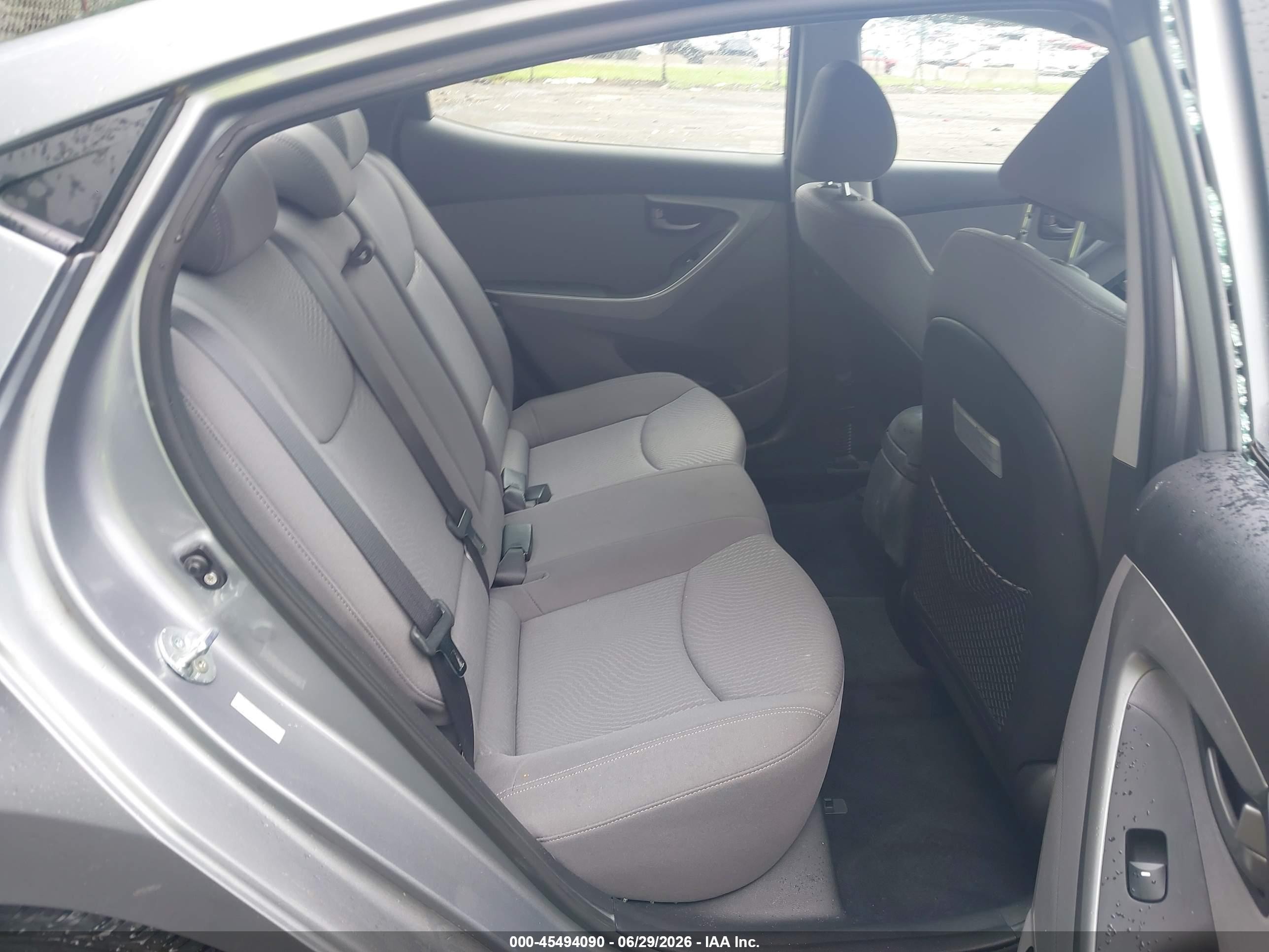 2015 Hyundai Elantra Se Silver vin: KMHDH4AE9FU453316
