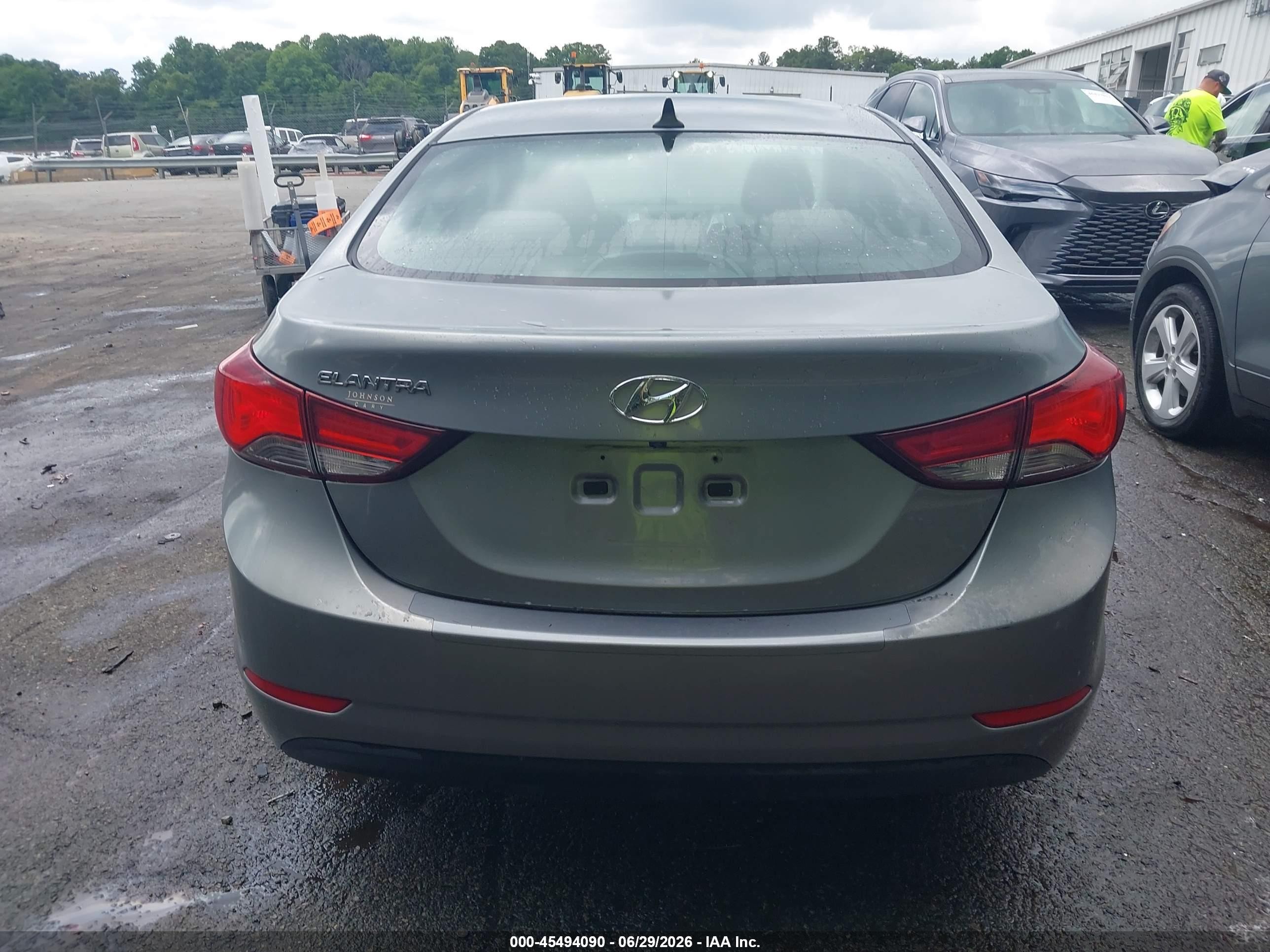 2015 Hyundai Elantra Se Silver vin: KMHDH4AE9FU453316