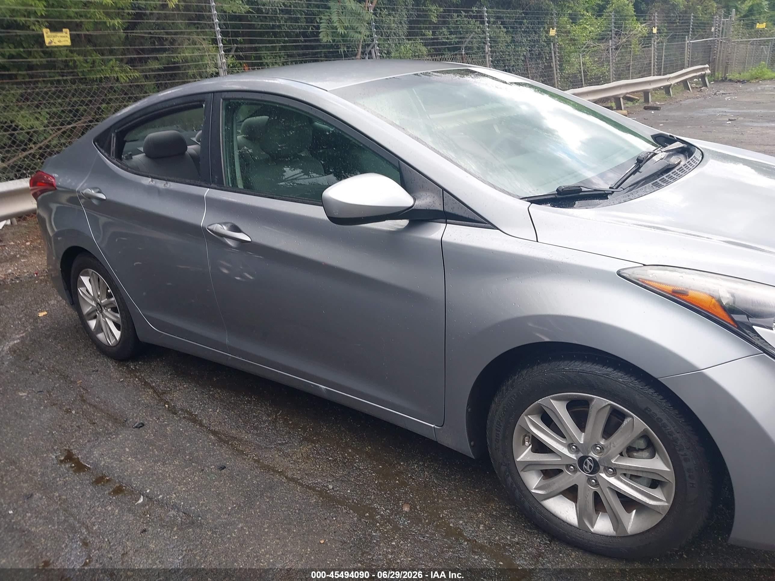 2015 Hyundai Elantra Se Silver vin: KMHDH4AE9FU453316