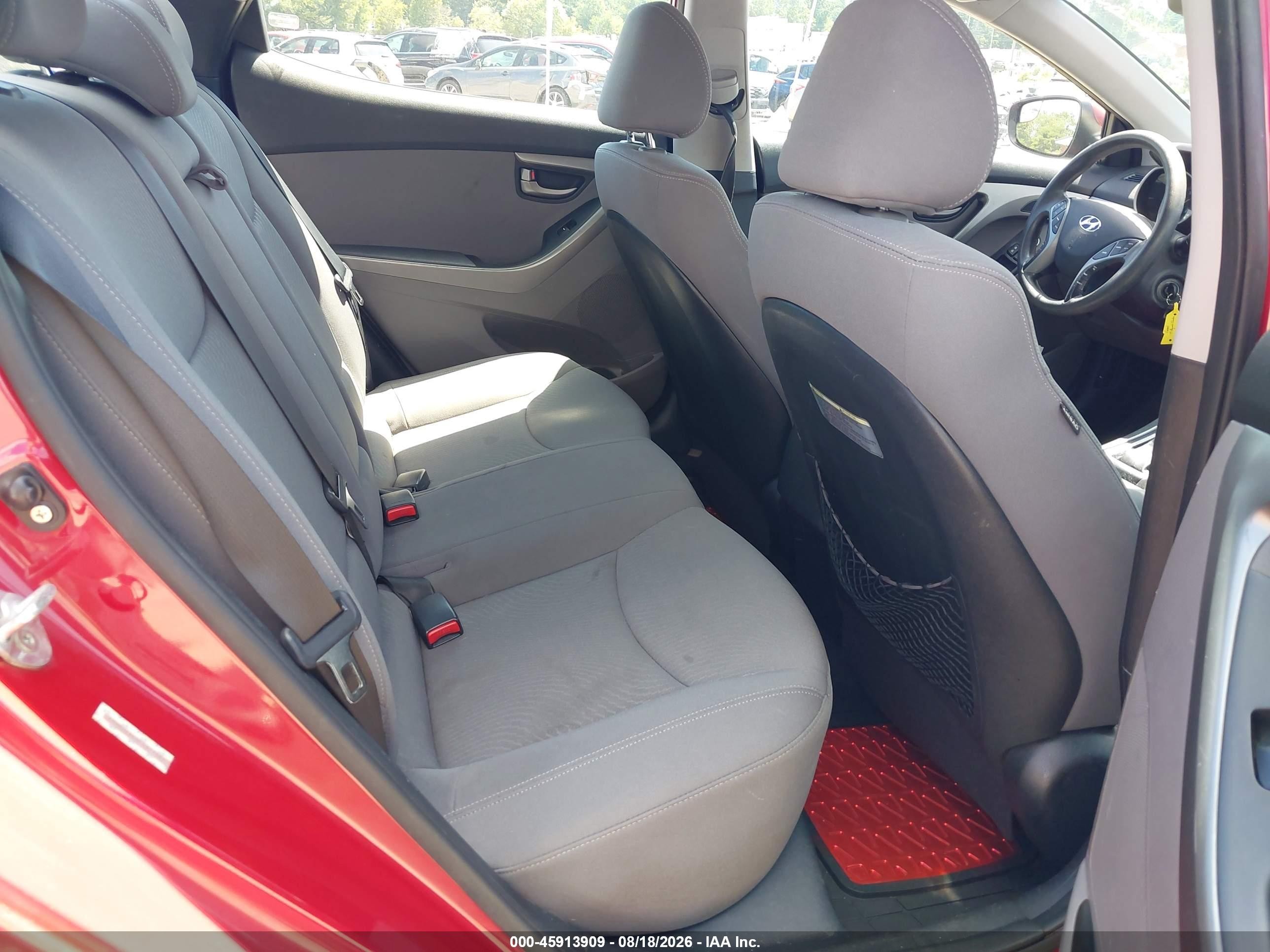 2015 Hyundai Elantra Se Red vin: KMHDH4AE0FU377467