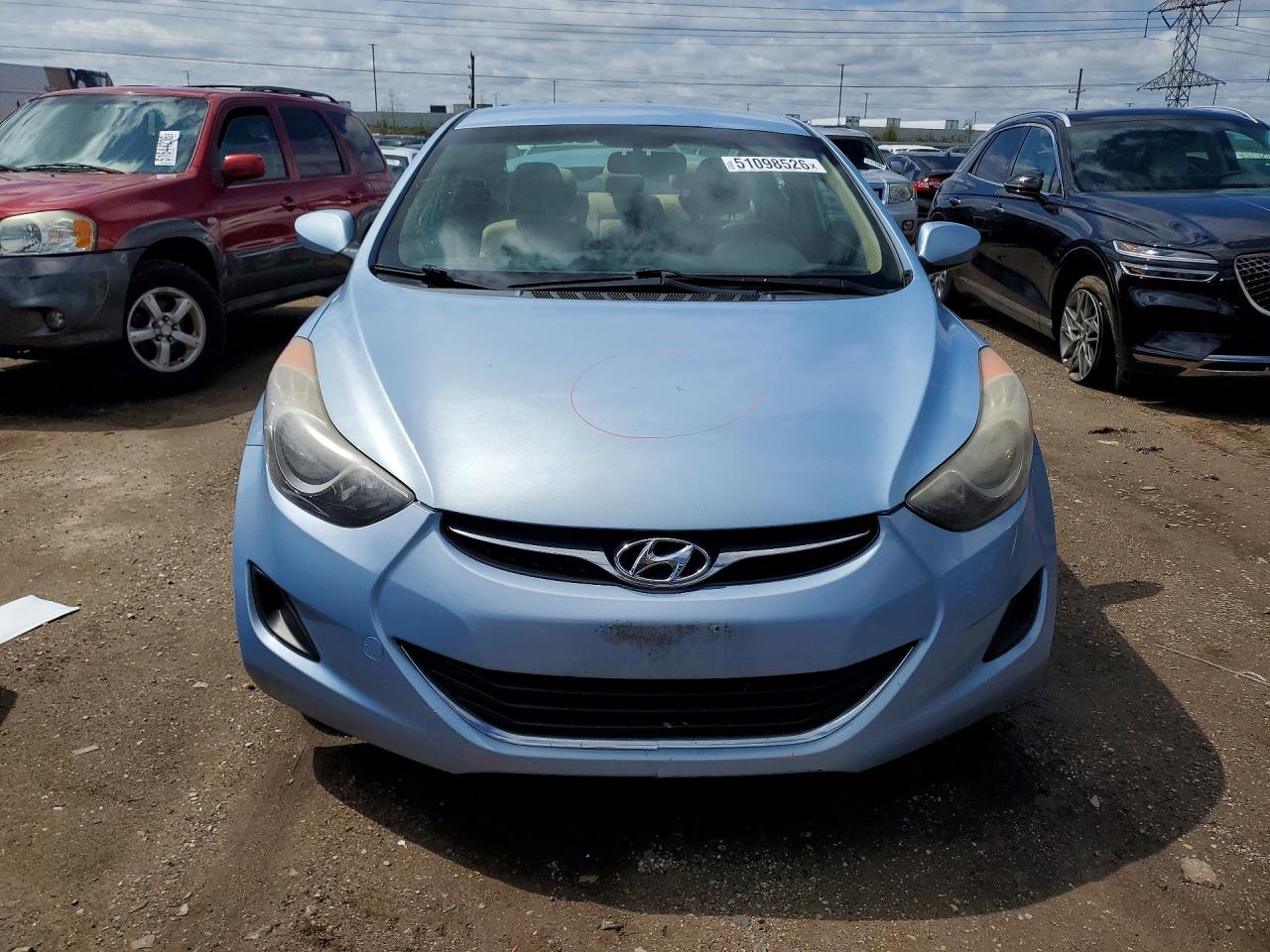 2011 Hyundai Elantra Gls Blue vin: KMHDH4AEXBU101646