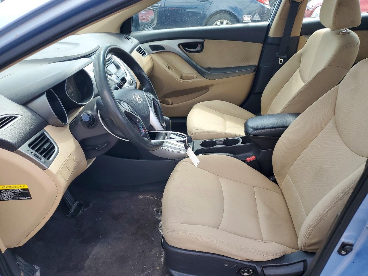 2011 Hyundai Elantra Gls Blue vin: KMHDH4AEXBU101646