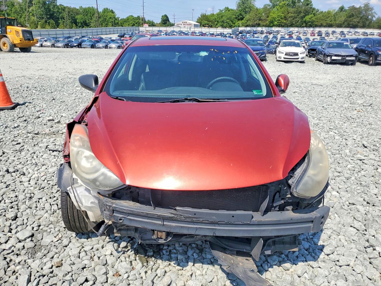 2011 Hyundai Elantra Limited Красный vin: KMHDH4AEXBU104529
