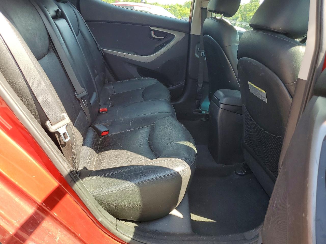 2011 Hyundai Elantra Limited Красный vin: KMHDH4AEXBU104529