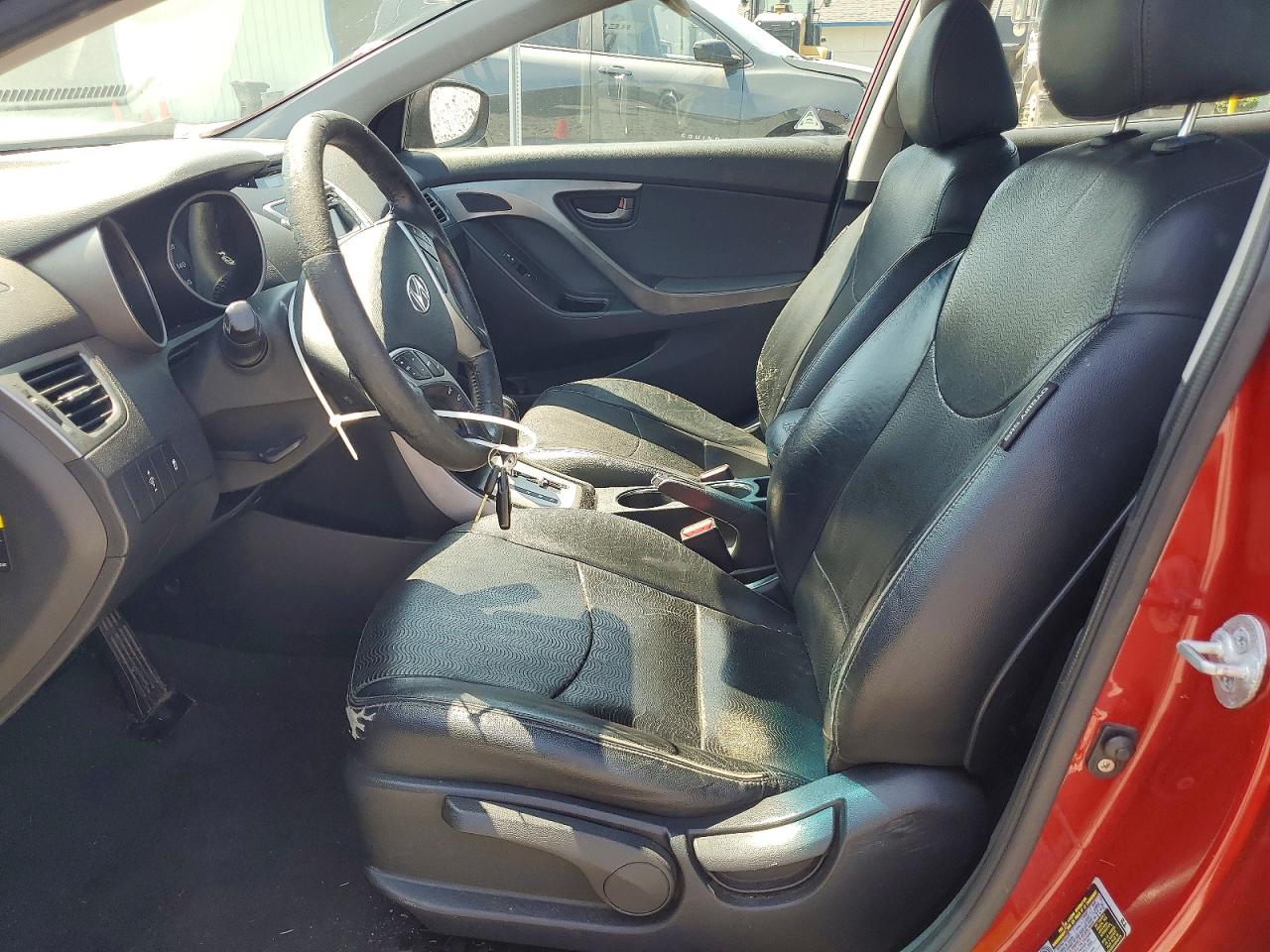 2011 Hyundai Elantra Limited Красный vin: KMHDH4AEXBU104529