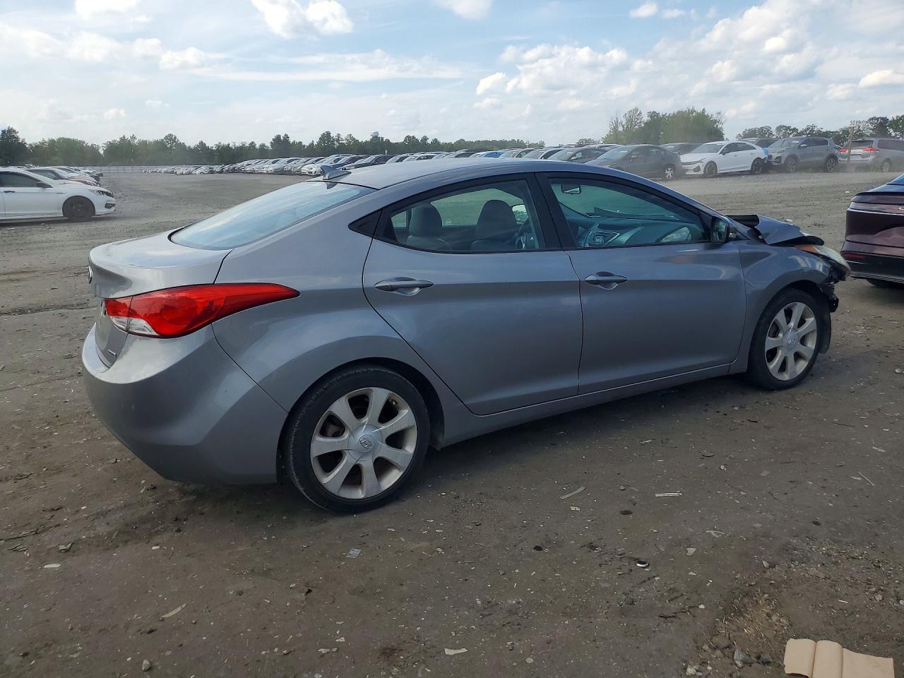 2011 Hyundai Elantra Limited Серебряный vin: KMHDH4AEXBU116454