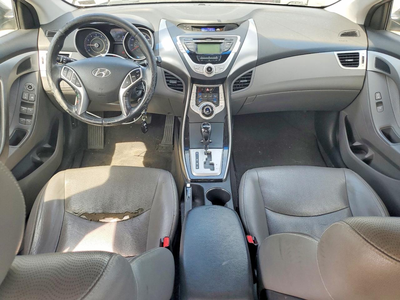 2011 Hyundai Elantra Limited Серебряный vin: KMHDH4AEXBU116454