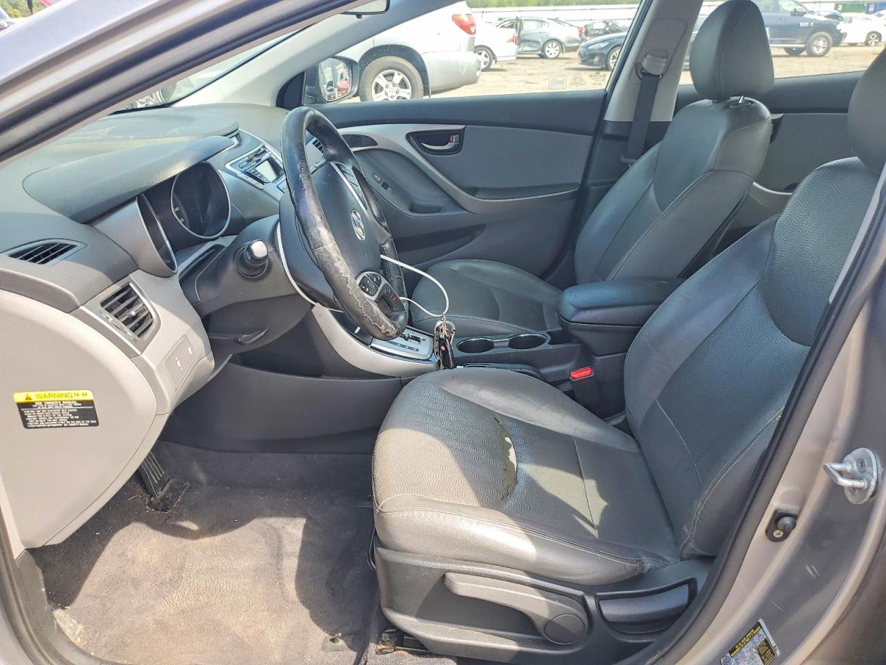 2011 Hyundai Elantra Limited Серебряный vin: KMHDH4AEXBU116454