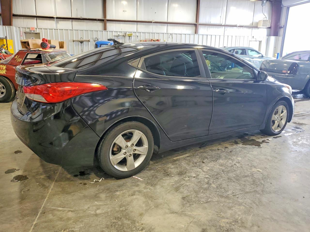 2011 Hyundai Elantra Gls Black vin: KMHDH4AEXBU143833