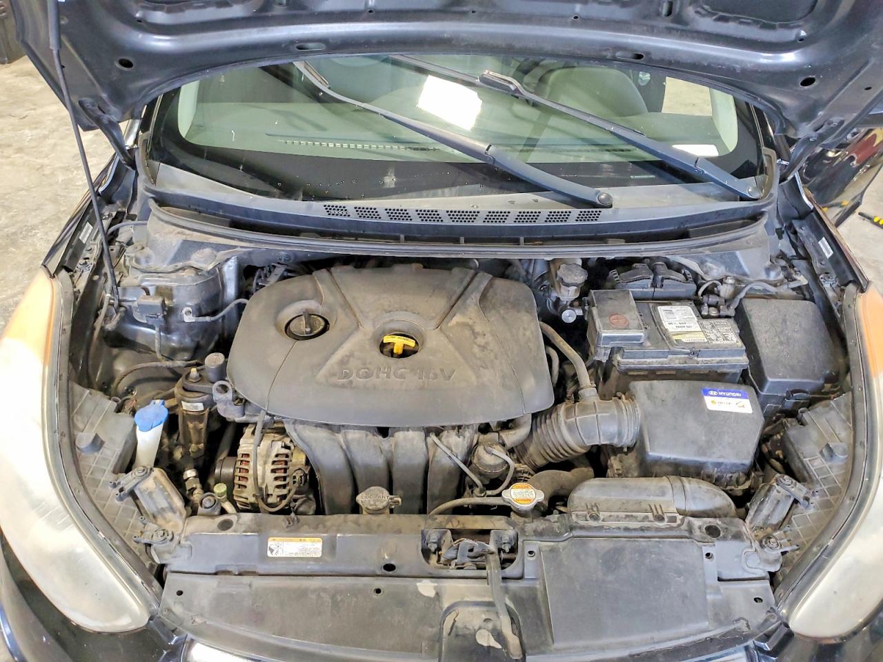 2011 Hyundai Elantra Gls Black vin: KMHDH4AEXBU143833