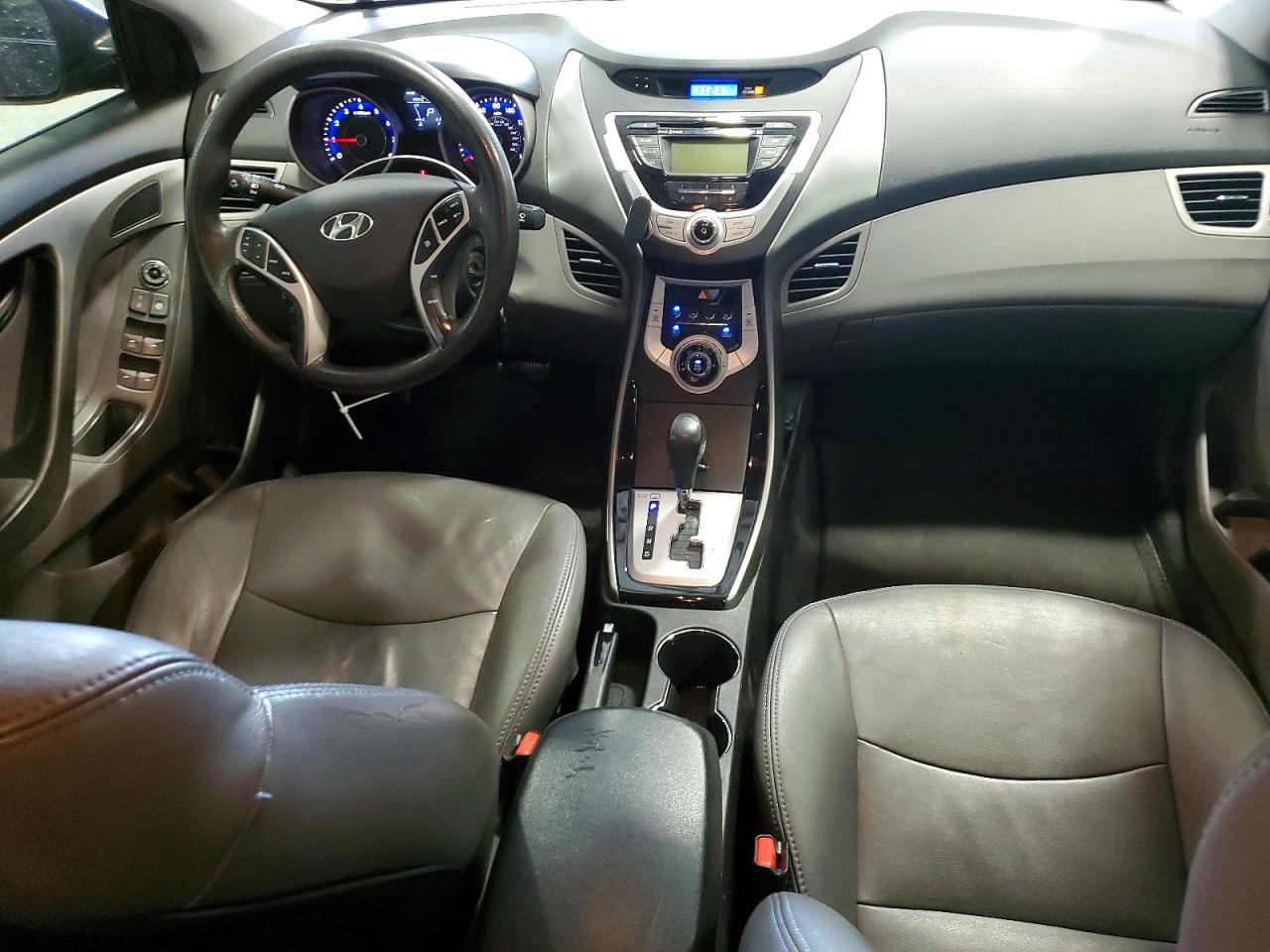 2011 Hyundai Elantra Gls Black vin: KMHDH4AEXBU143833
